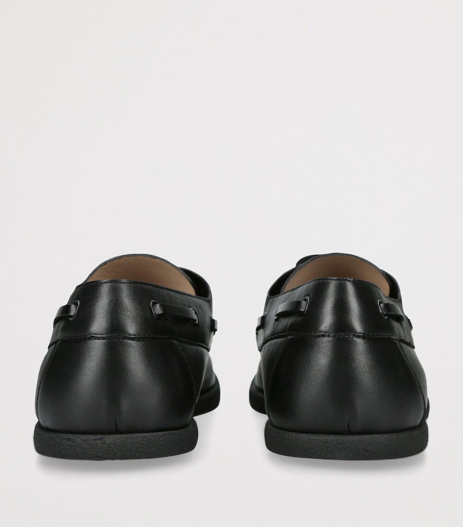 Novus Leather Sailor Shoes BLACK Image 2