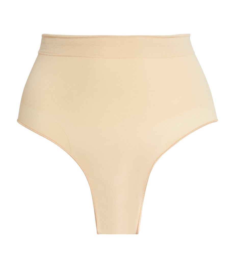 Skims Womens Seamless Sculpt Mid-Waist Briefs Sand Image 1