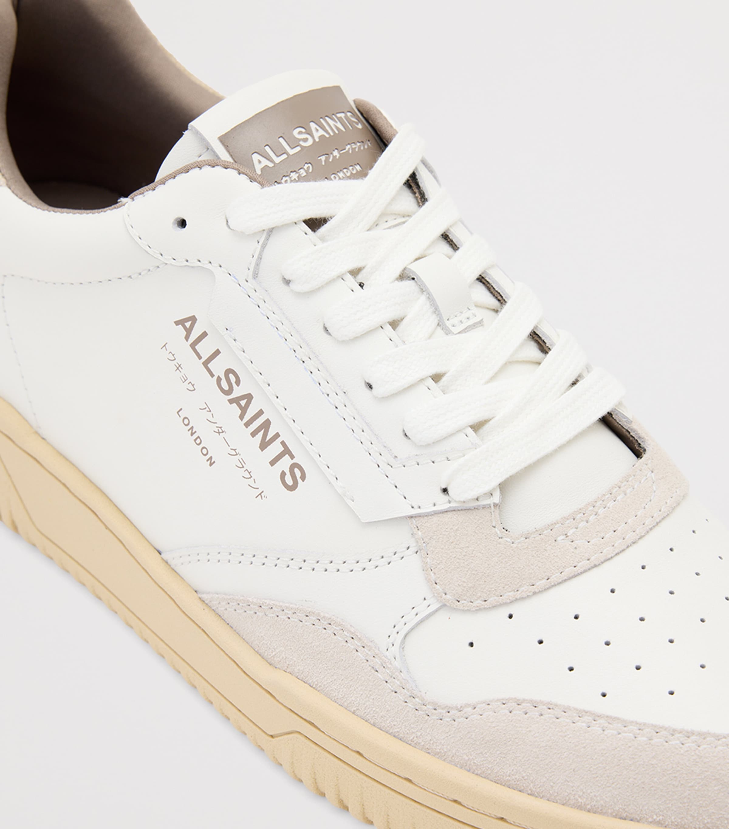 Leather Regan Sneakers TRIPLE CHALK WHITE Image 5