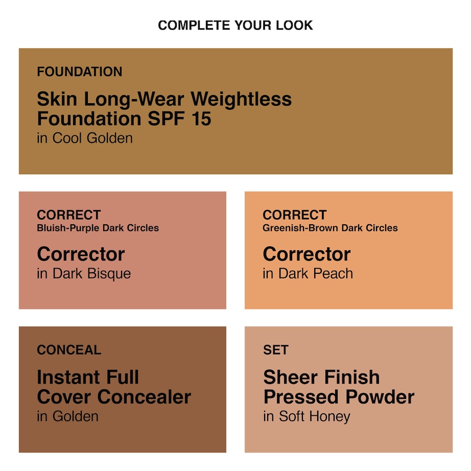 Skin Long-Wear Weightless Foundation SPF 15 COOL GOLDEN Image 6