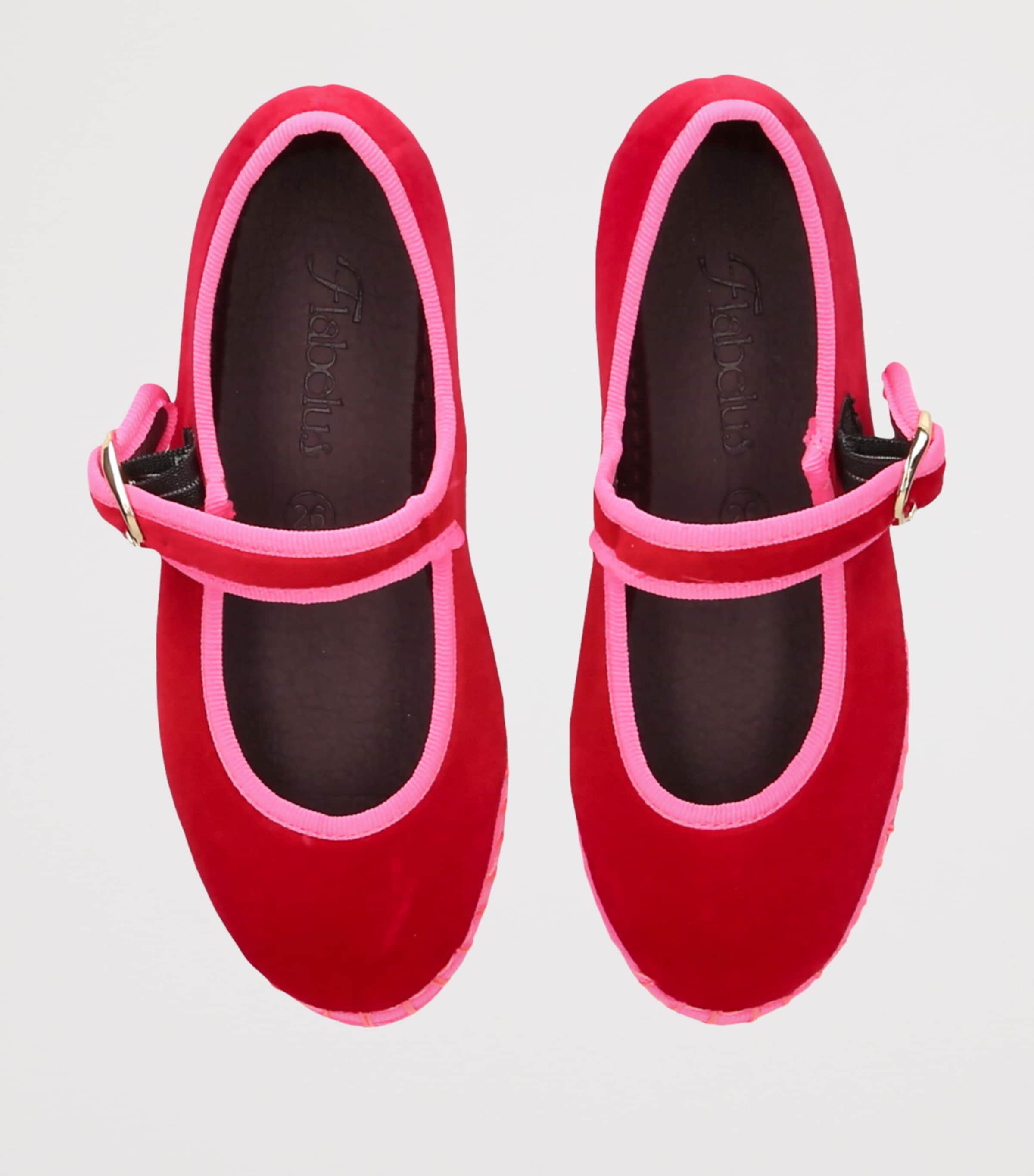 Velvet Aurelie Mary Jane Flats RED COMB Image 4