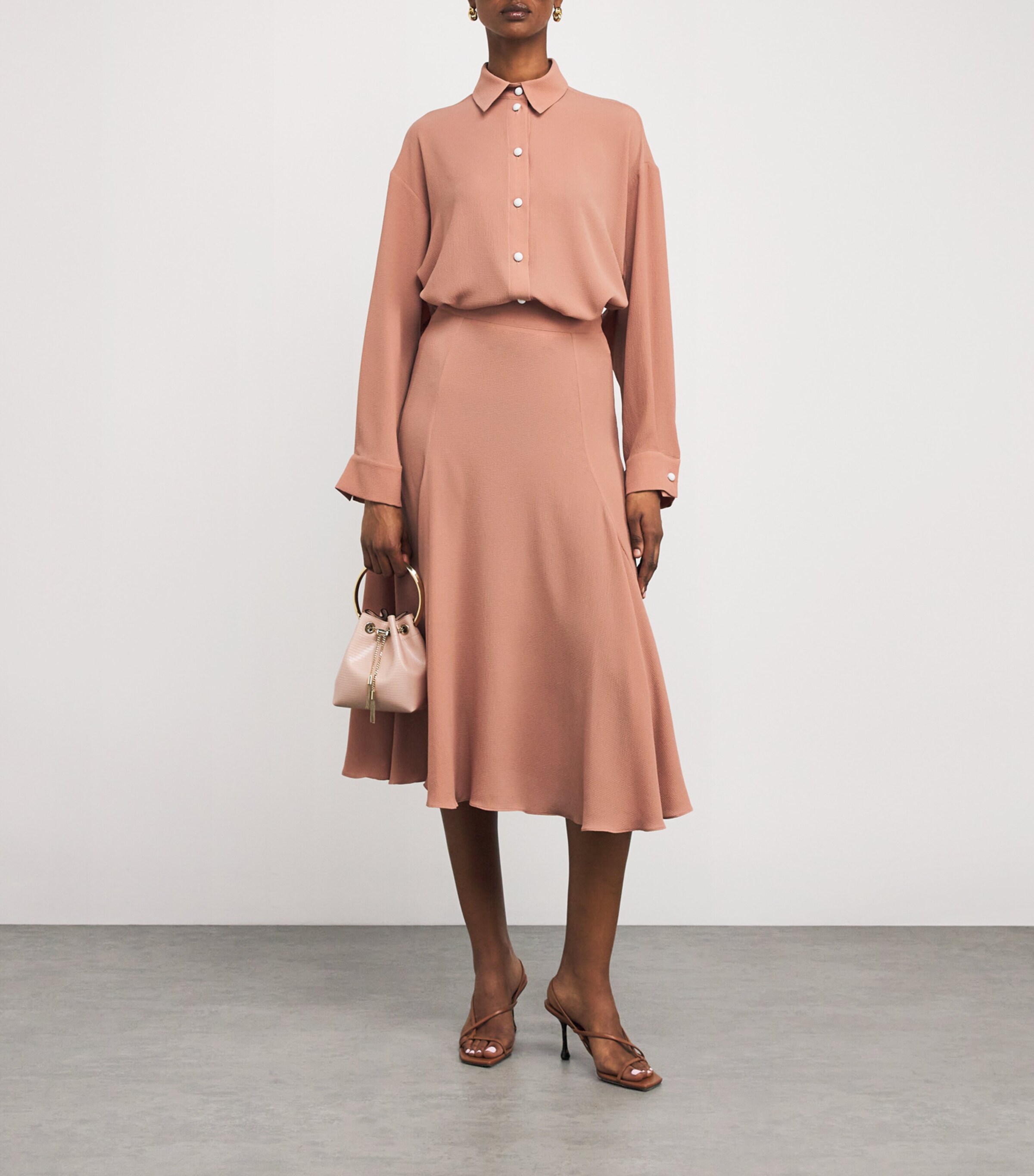 Edeline Lee Womens Georgette Jasmine Shirt Dus Image 2