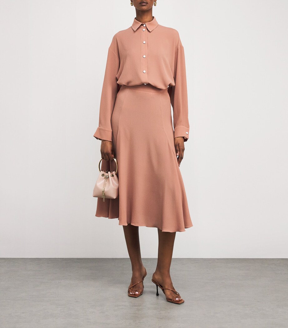 Edeline Lee Womens Georgette Jasmine Shirt Dus Image 2