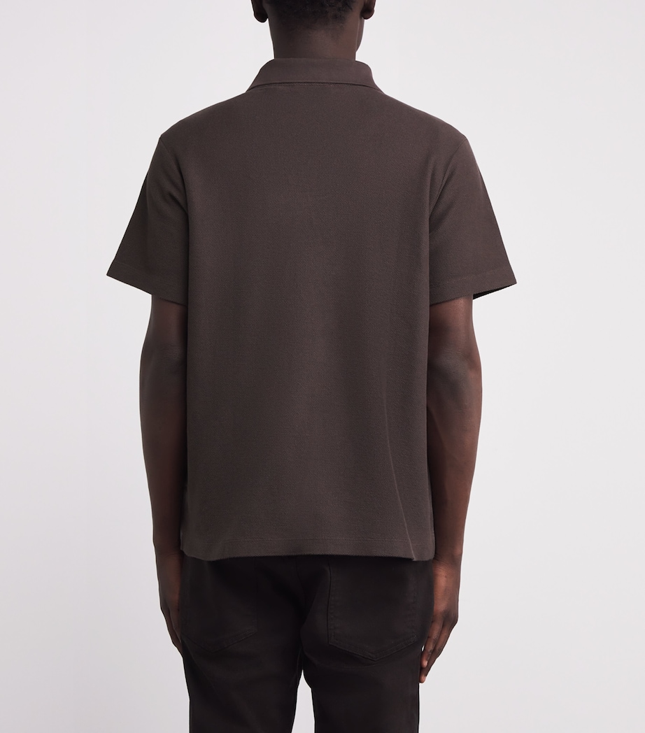 Cotton Polo Shirt DKBR Image 4