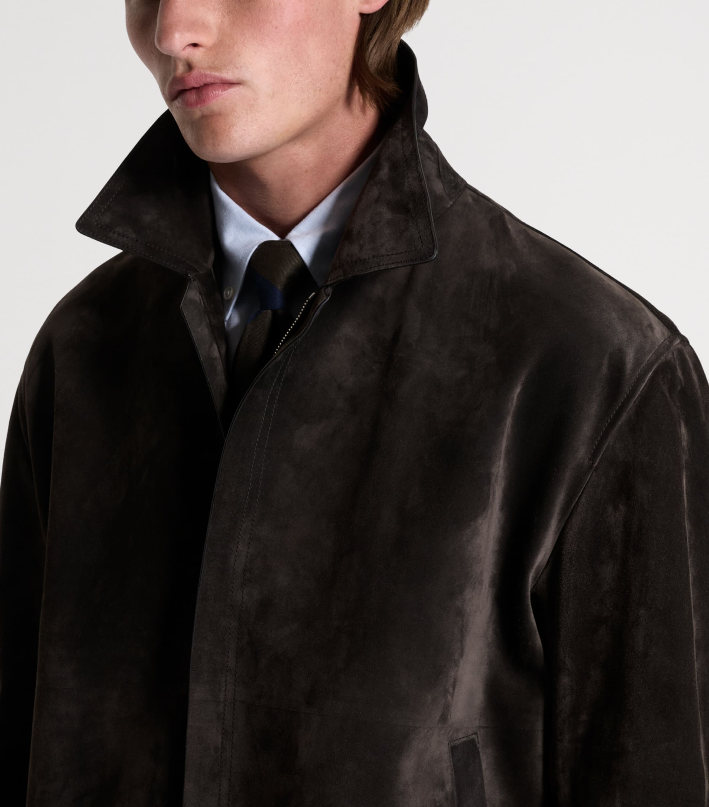 Dunhill Mens Suede Jacket Image 5