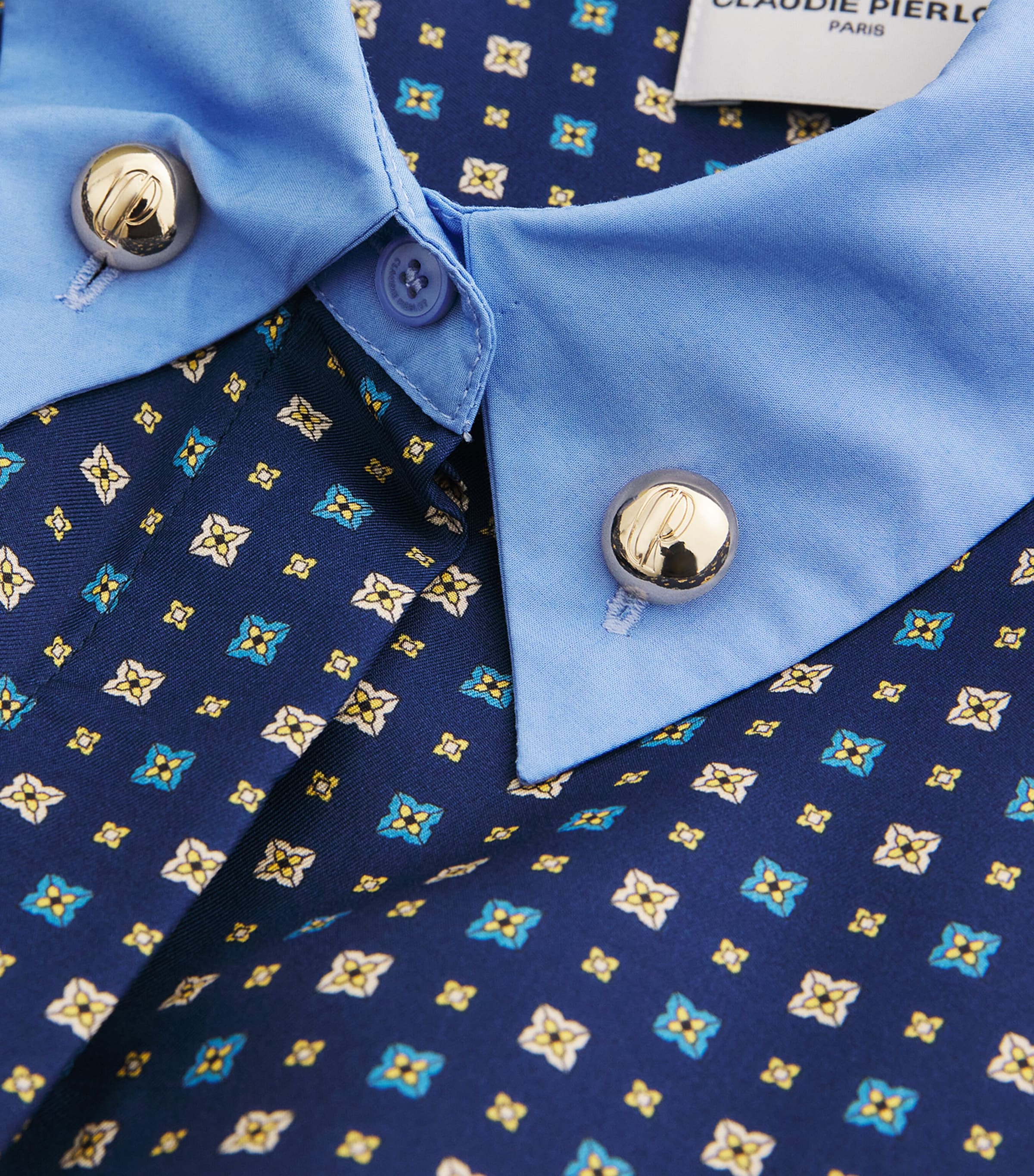 Silk Printed Shirt DARK PRINT Image 5