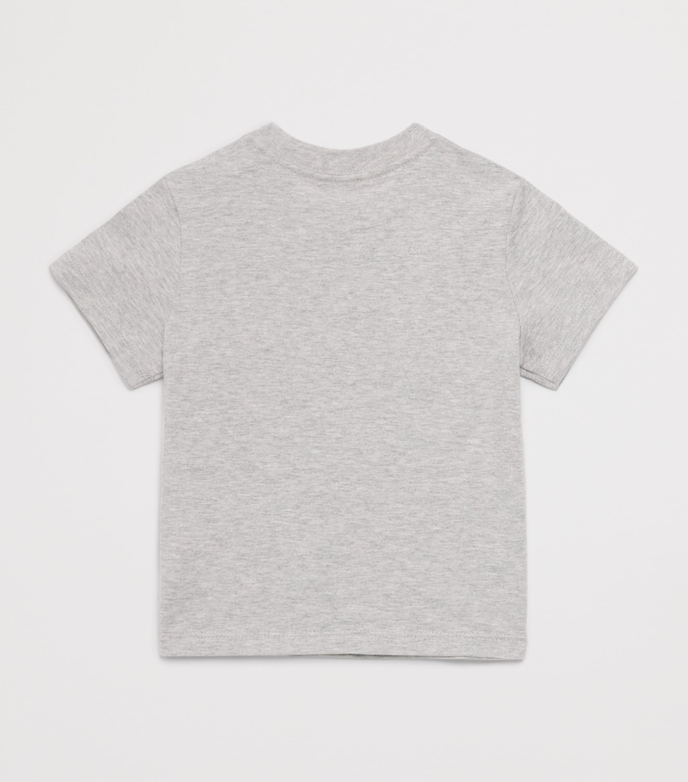 Ralph Lauren Kids Cotton Logo T-Shirt (3-24 Months) Andover Heather Image 2