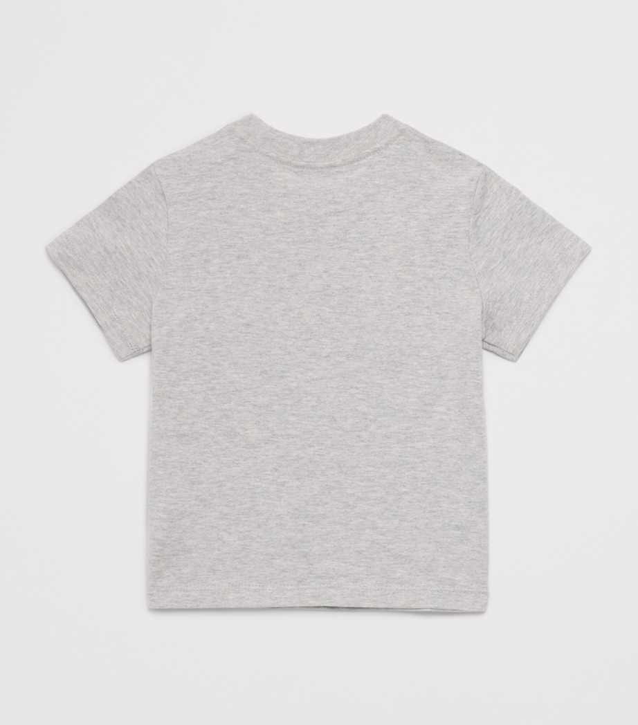 Ralph Lauren Kids Cotton Logo T-Shirt (3-24 Months) Andover Heather Image 2