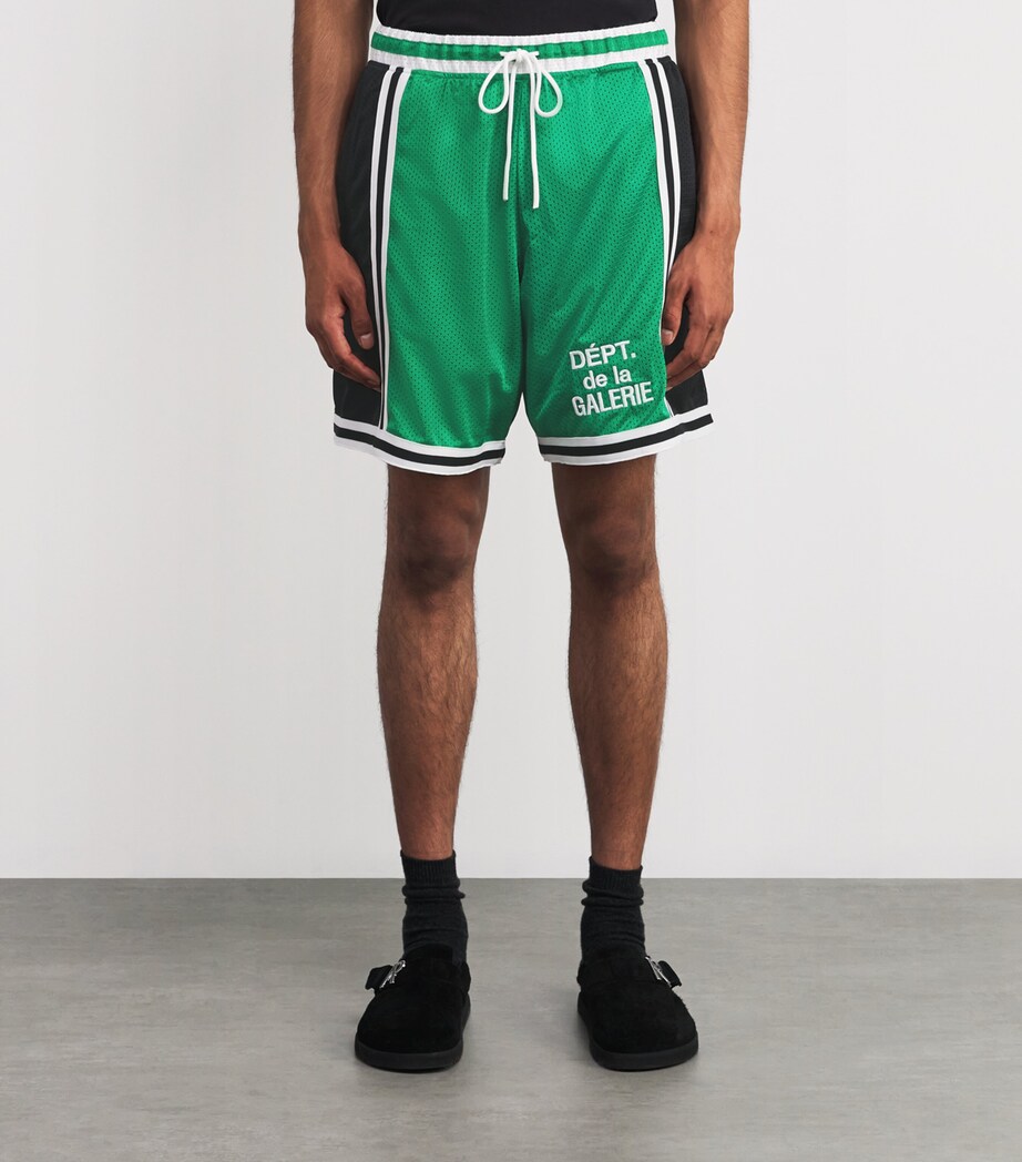 Mesh Miami Court Shorts KELLY GREEN/BLACK Image 3