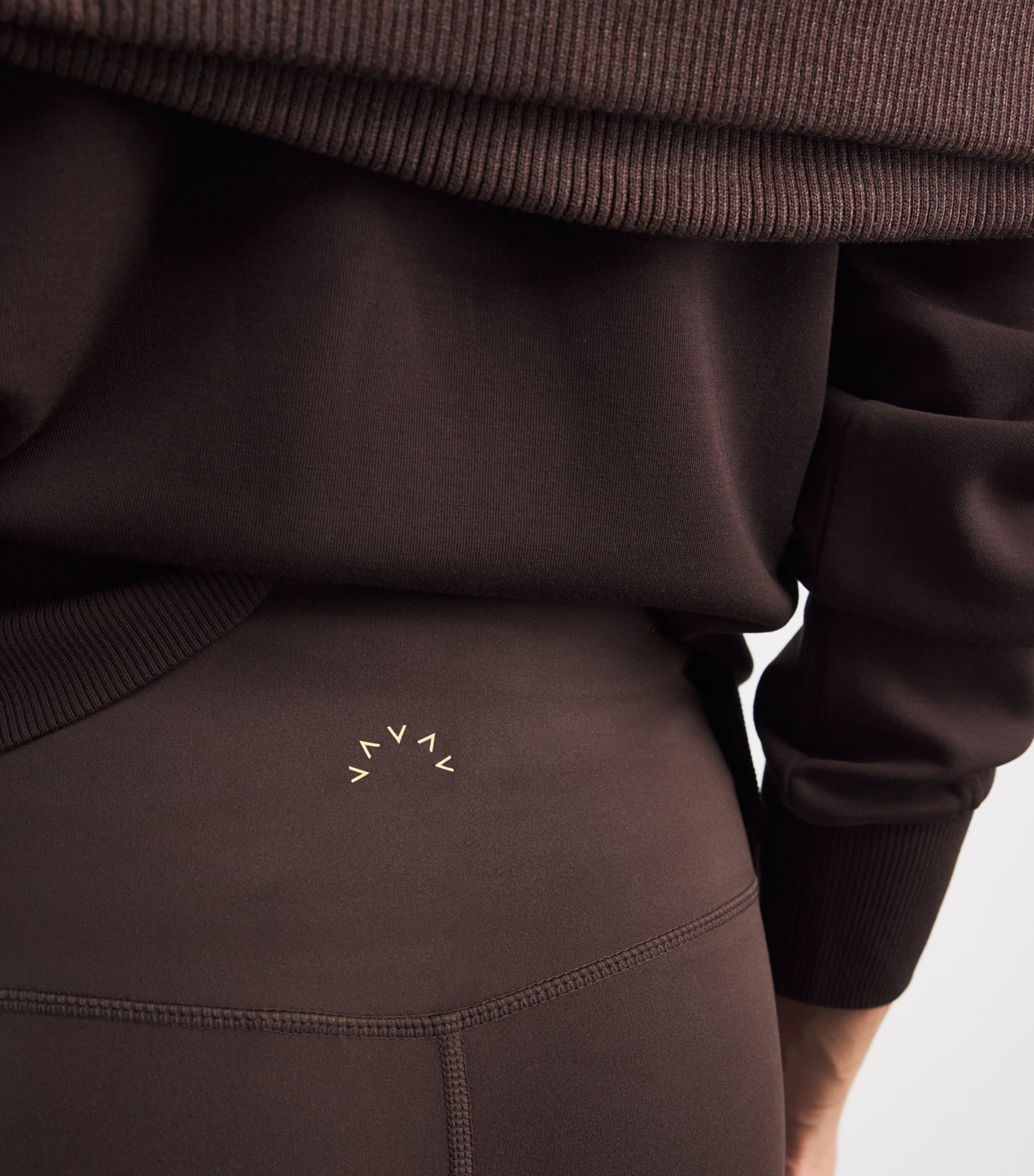 FreeSoft High-Rise Sports Leggings COFFEE BEAN Image 6