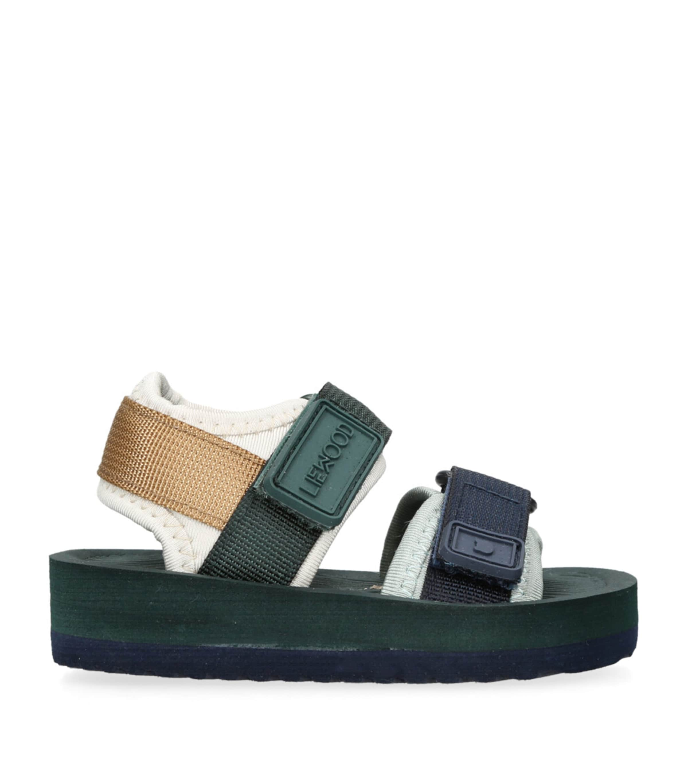 Liewood Kids' Monty Sandals In Green