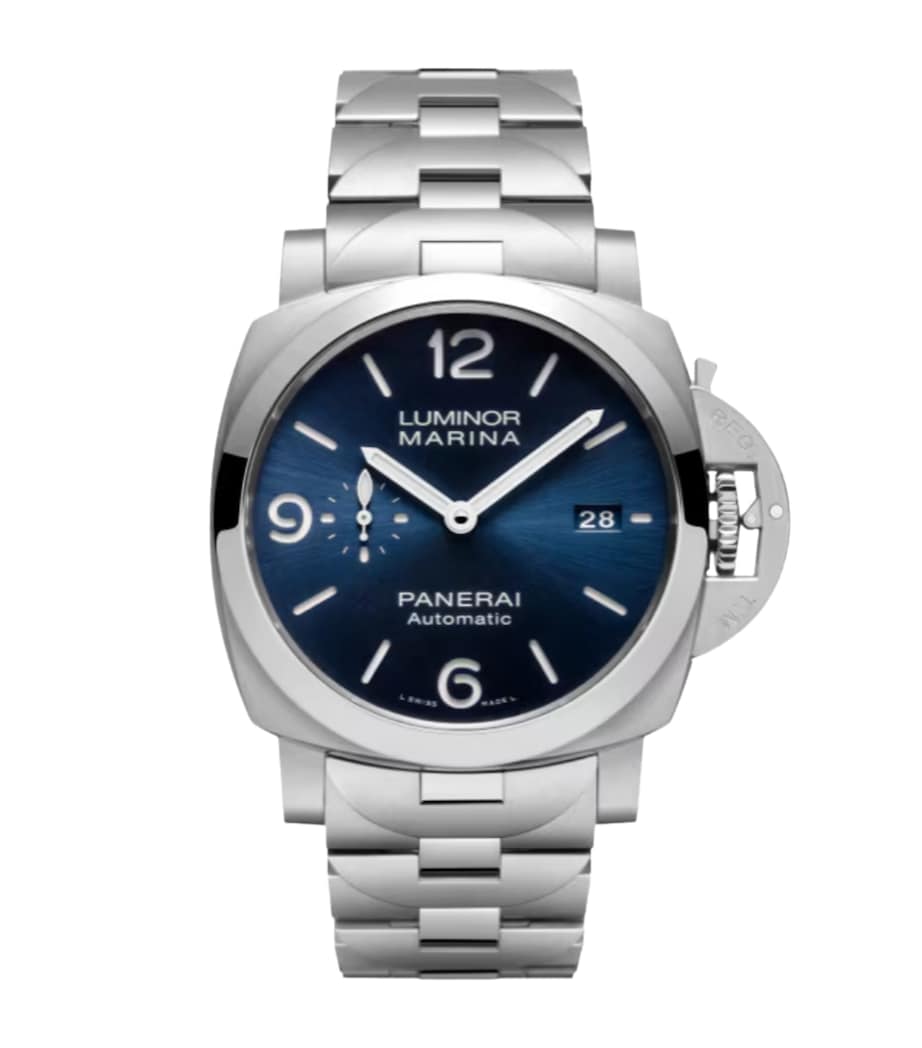 Stainless Steel Luminor Marina Watch 44mm BLUE Image 1