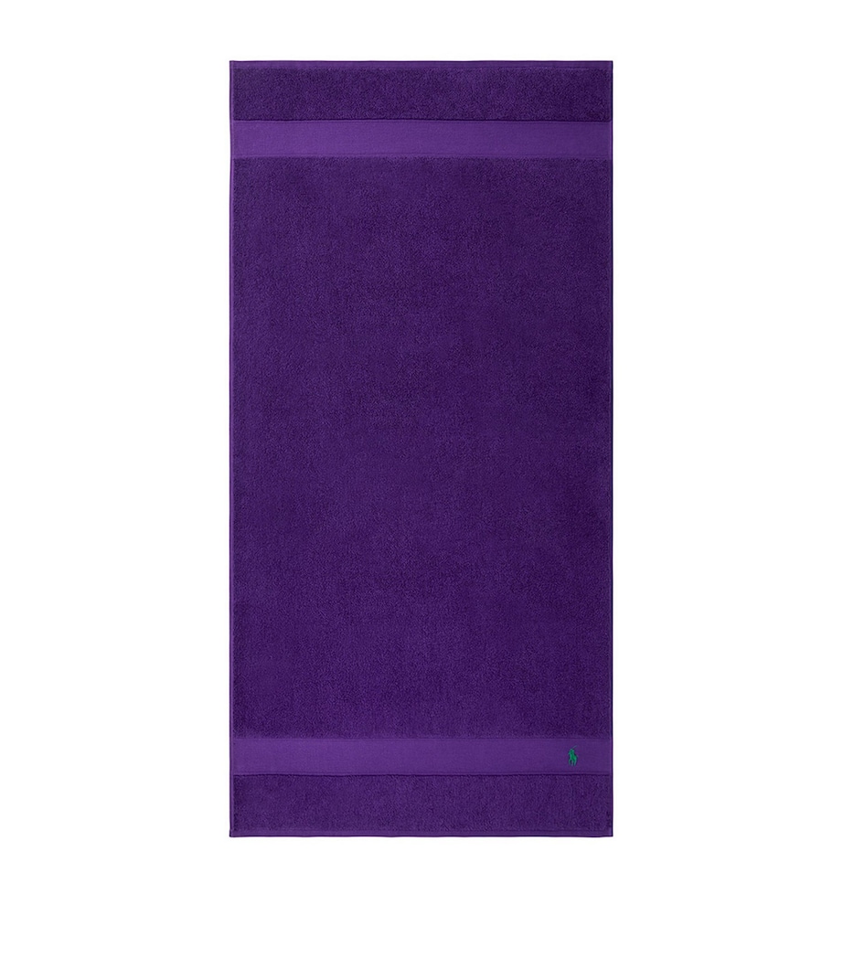 Polo Player Bath Towel (70cm x 140cm) CHALET PURPLE Image 5