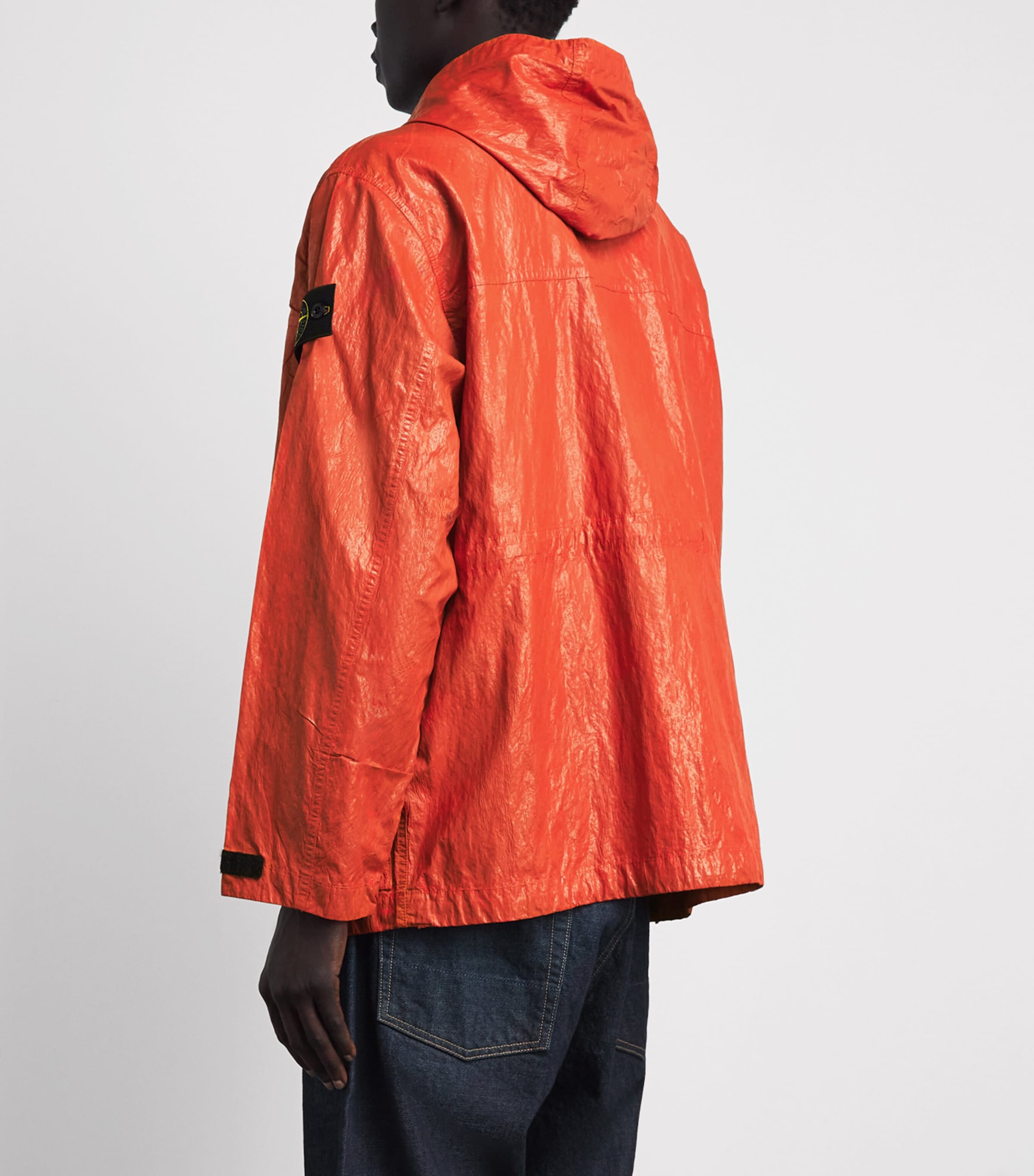 Stone Island Mens Slick Nylon Tela Jacket Image 5