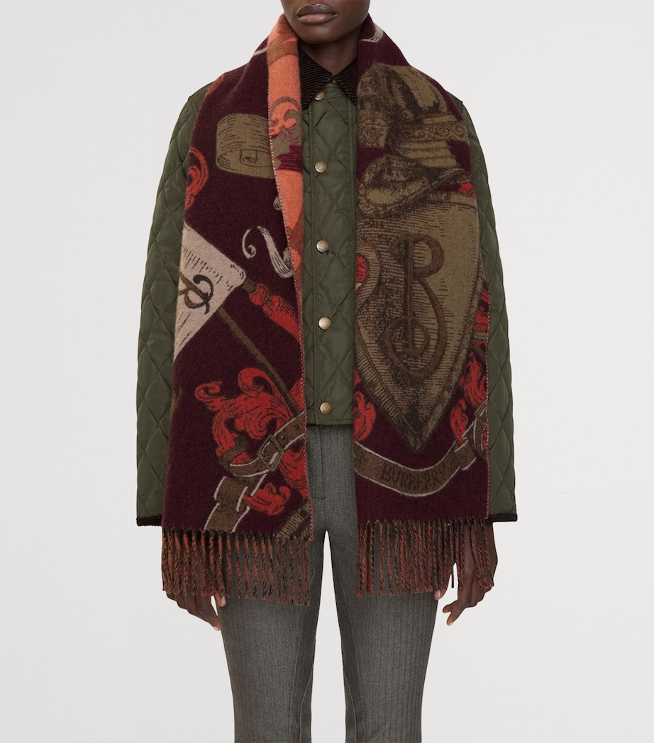 Cashmere EKD Scarf OXBLOOD RED Image 5