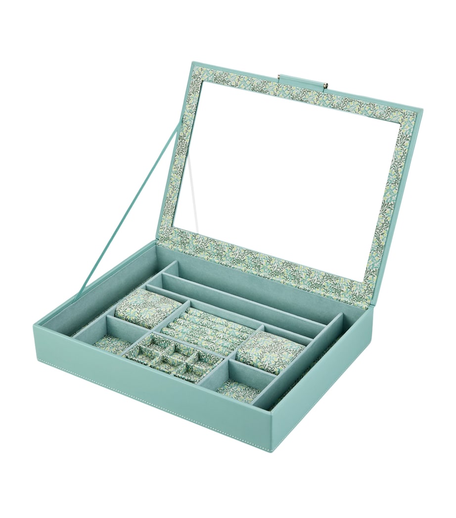 WOLF x Fiona Howard Sophia Window Jewellery Box Jade Fruit Botanical Image 3