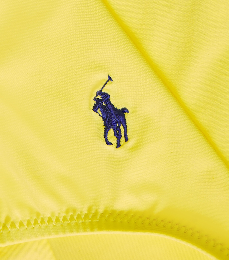 Polo Ralph Lauren Womens Scoop-Neck Swimsuit Yellow Image 4
