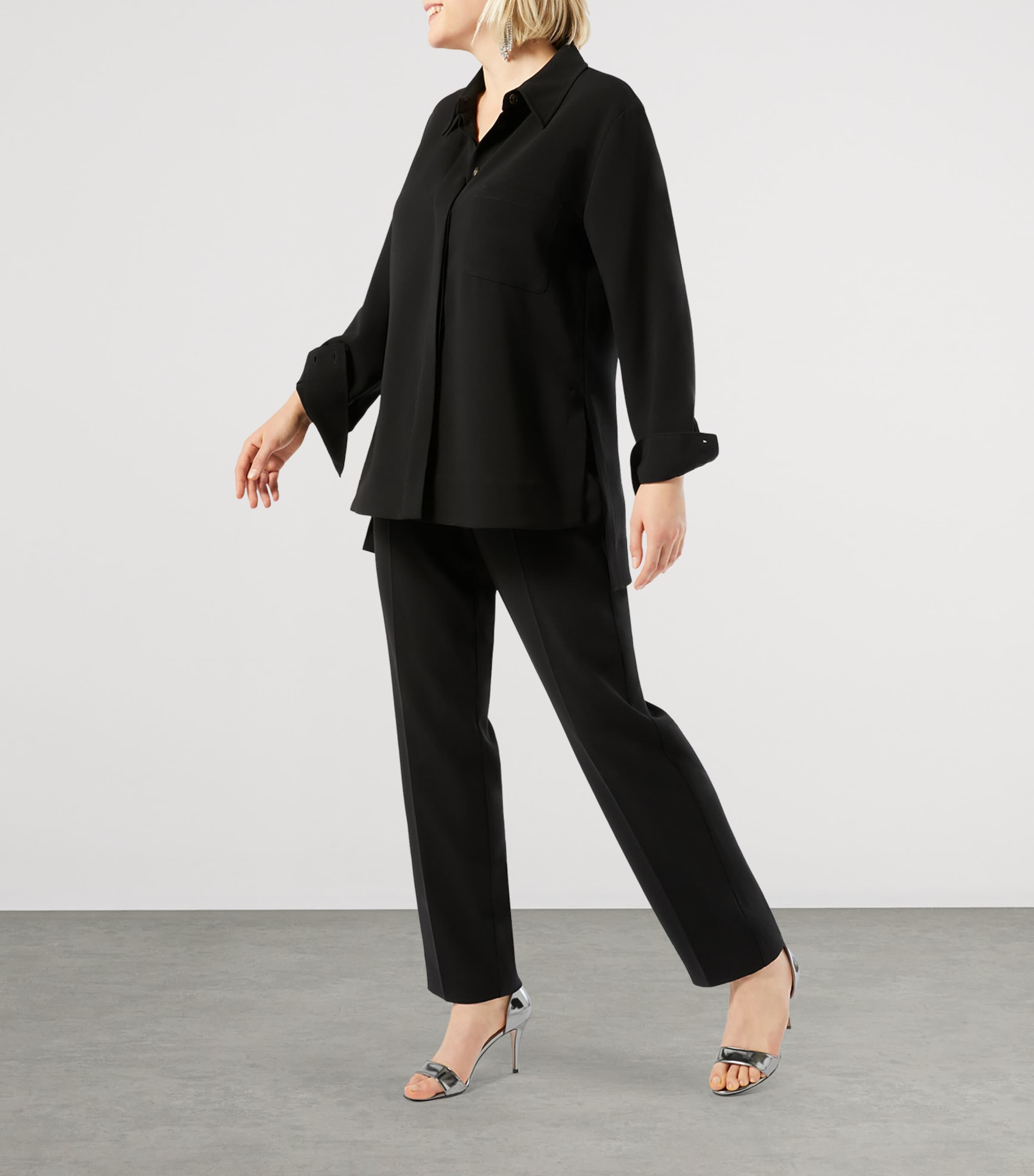 Collared Shirt BLACK Image 4