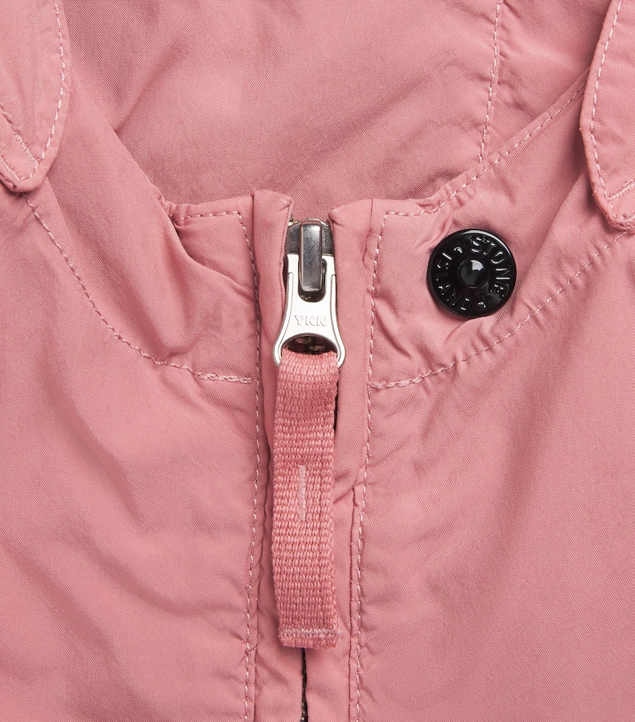 Stone Island Mens Water-Resistant Canvas Oleander Jacket Image 6