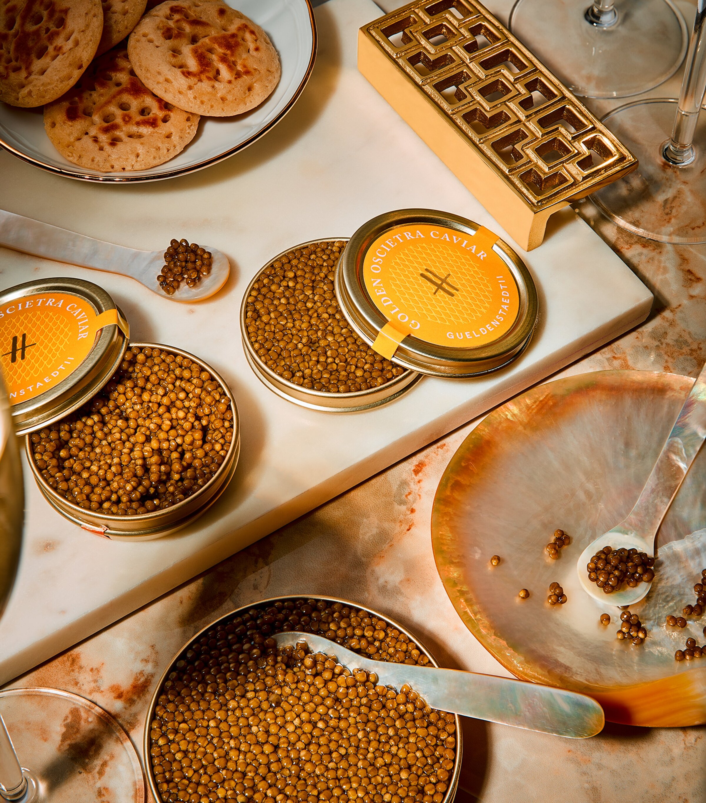 Golden Oscietra Caviar (125g) NO COLOUR Image 2