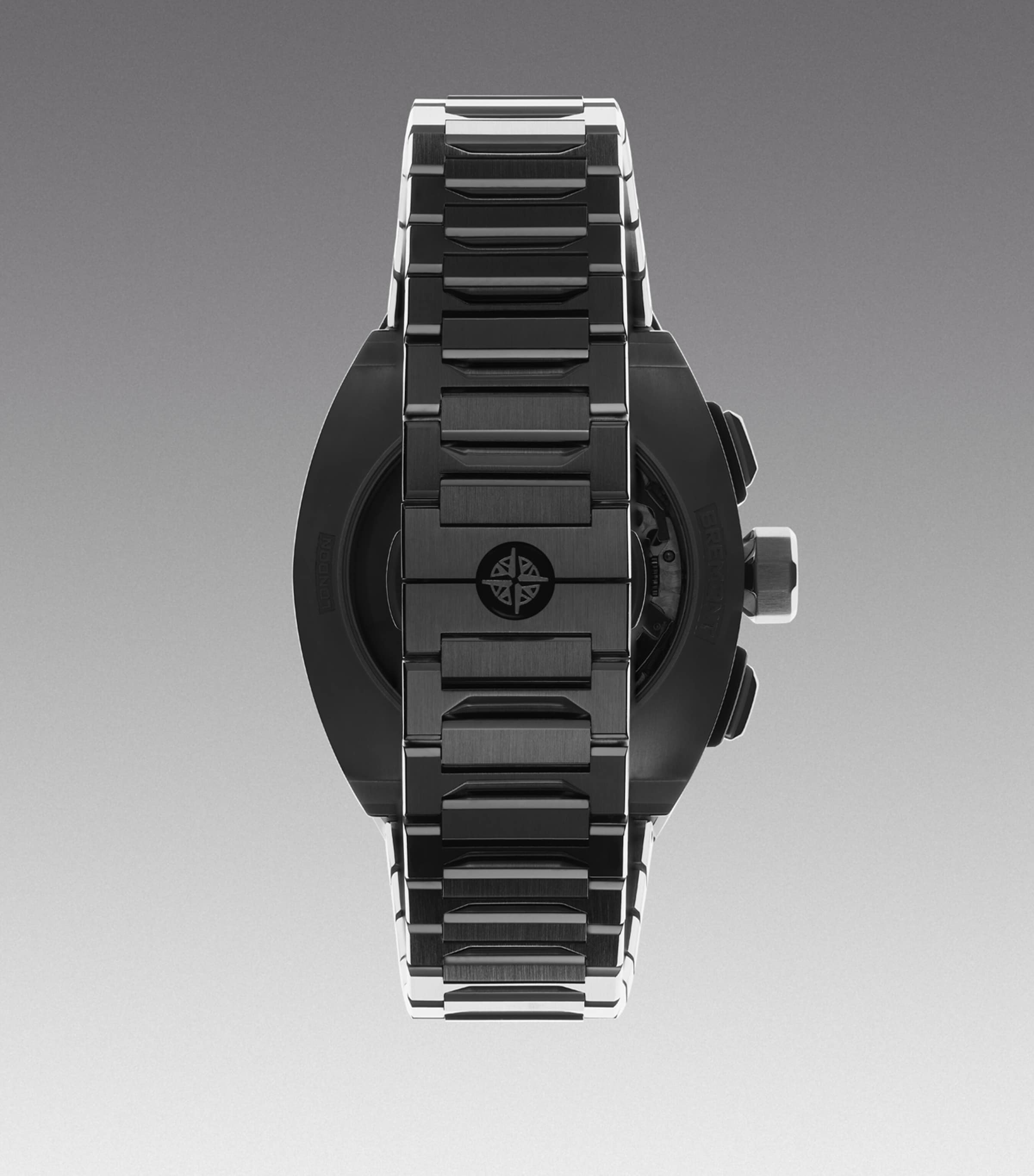 Bremont Stainless Steel Supernova Chronograph Watch 41mm Black Image 5