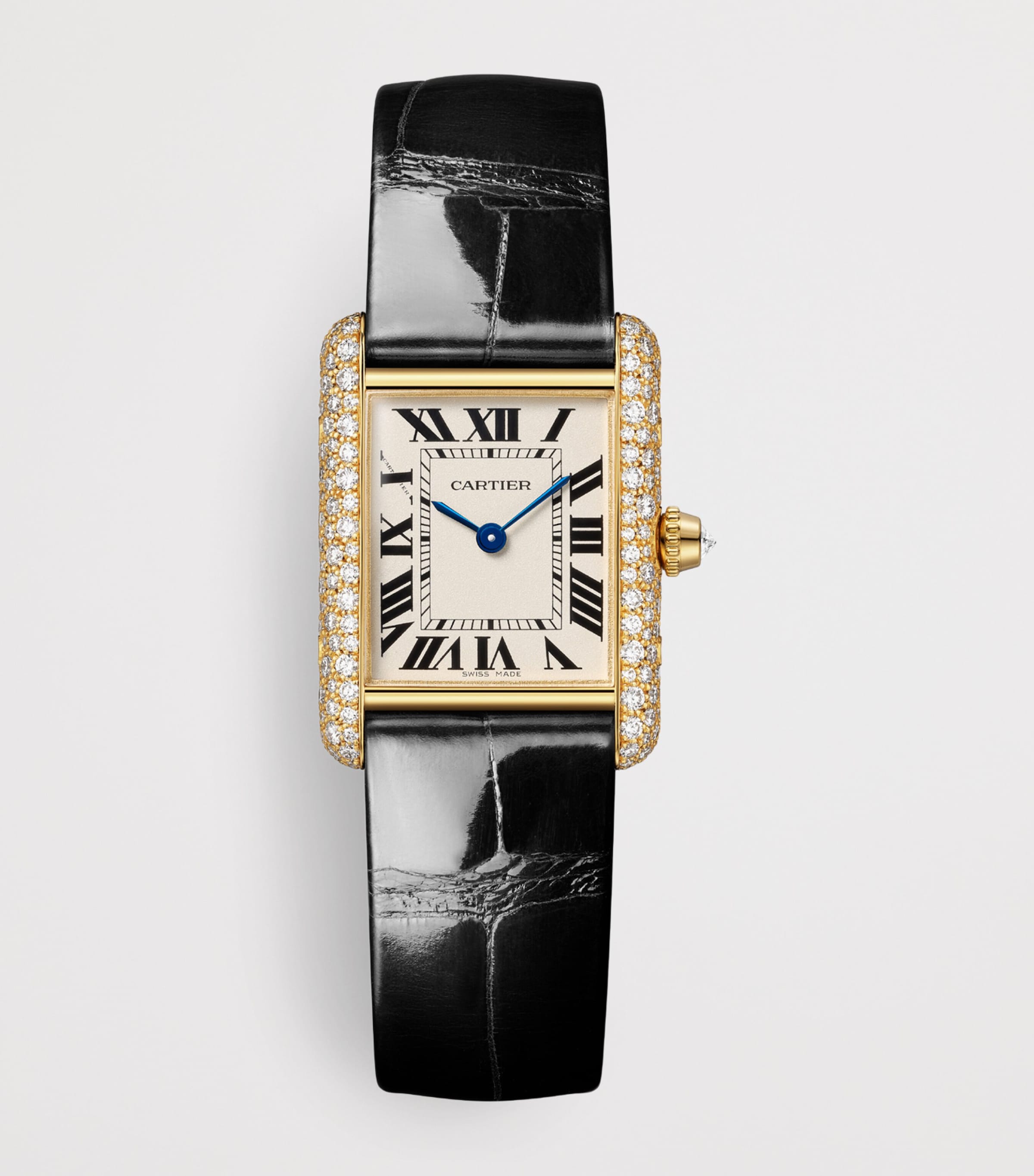 Cartier Yellow Gold and Diamond Tank Louis Cartier Watch 22mm Yellow Gold Image 7