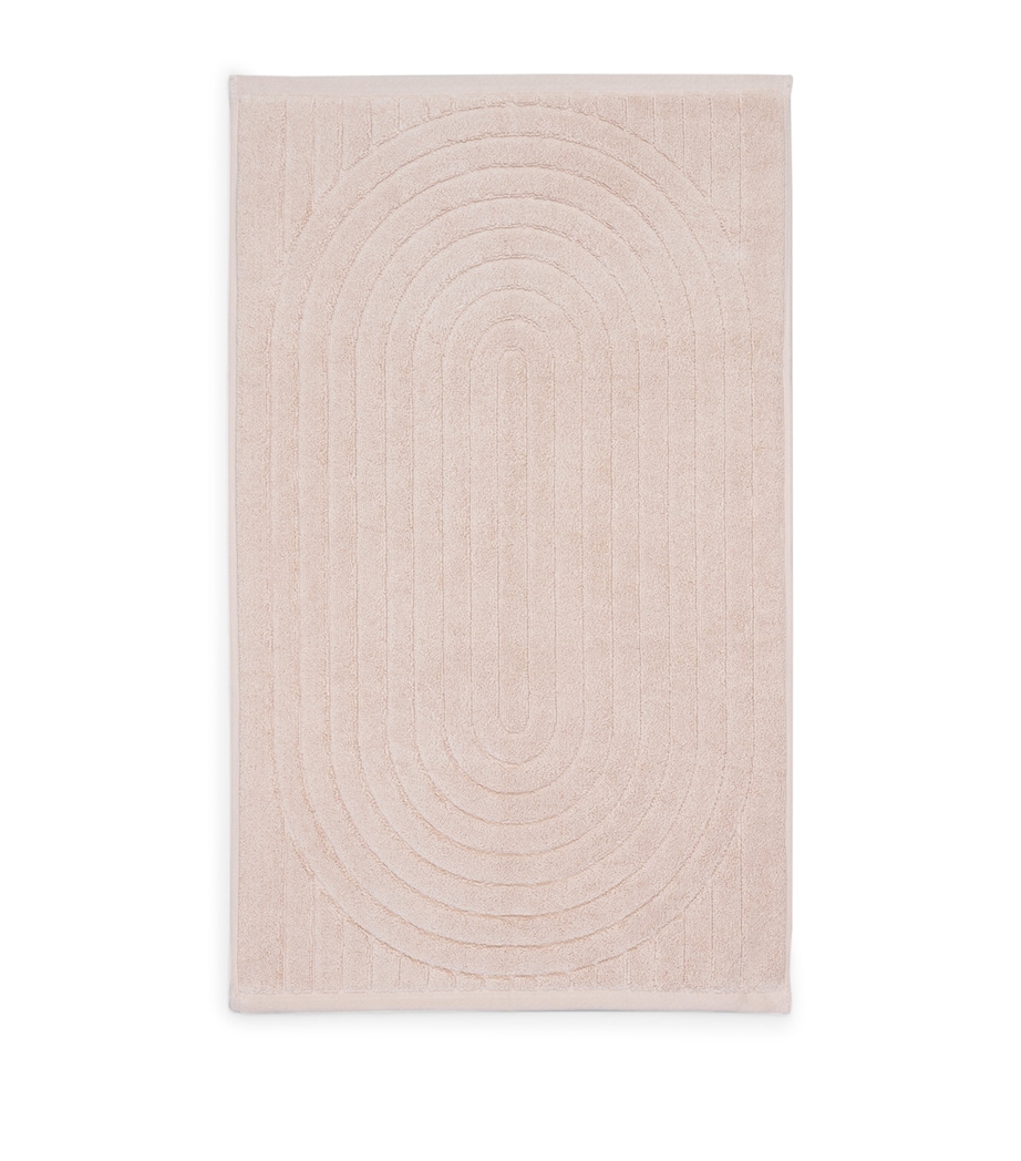 Cotton Suna Martha Bath Mat (50cm x 80cm) CLAY Image 1