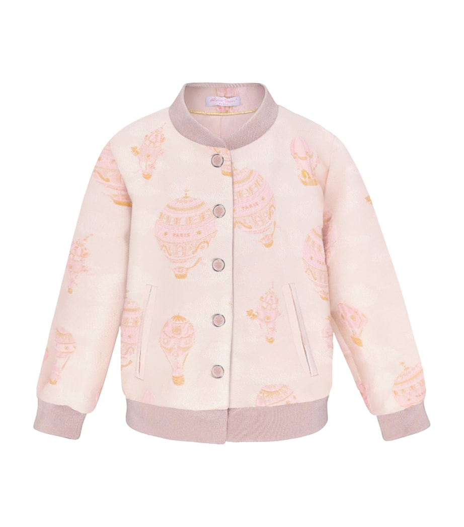 Hot Air Balloon Bomber Jacket (2-10 Years) HAB JACQUARD PINK Image 1