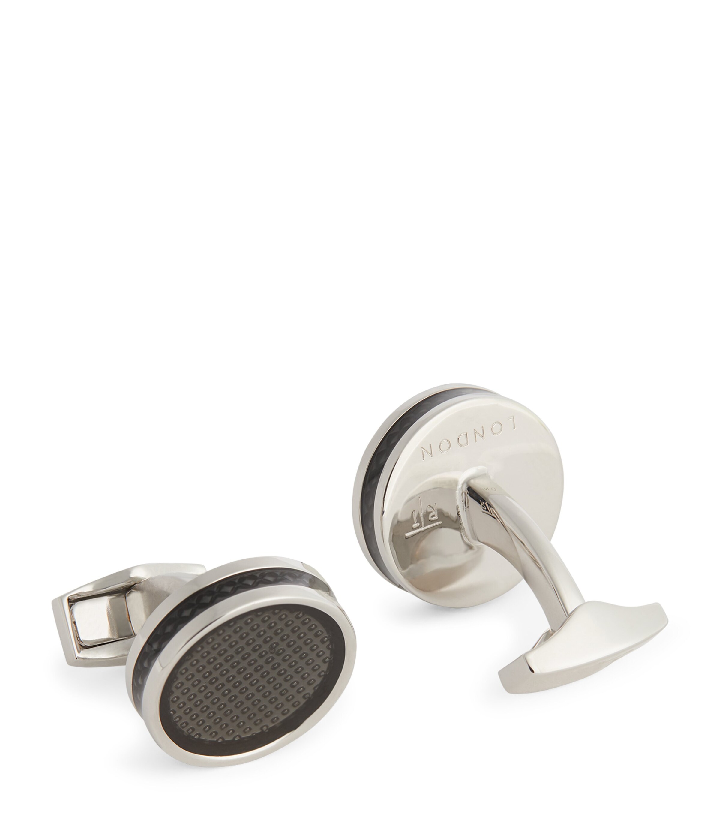 Tablet Ice Cufflinks BLACK Image 4