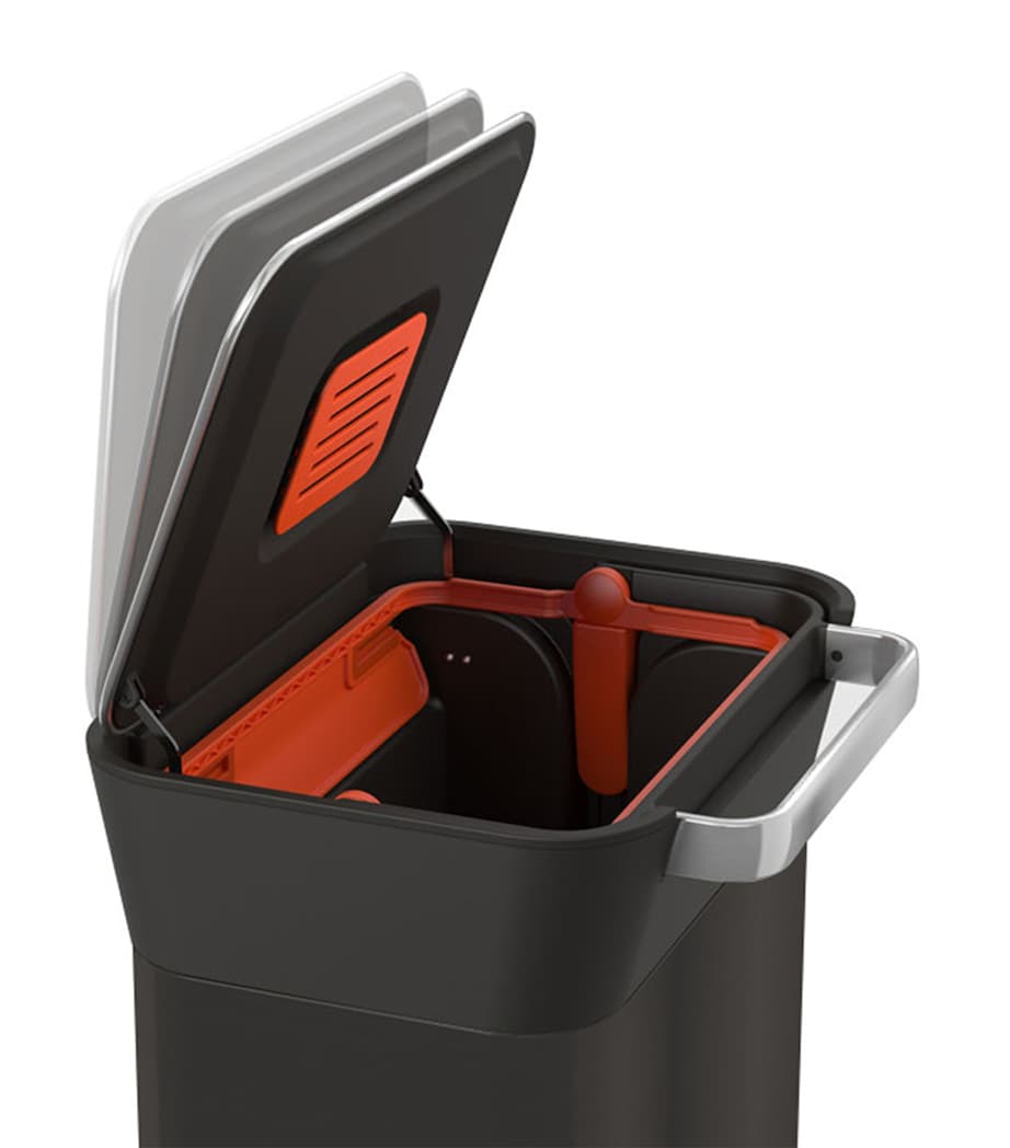 Titan Waste Compacting Bin (30L) BLACK Image 5