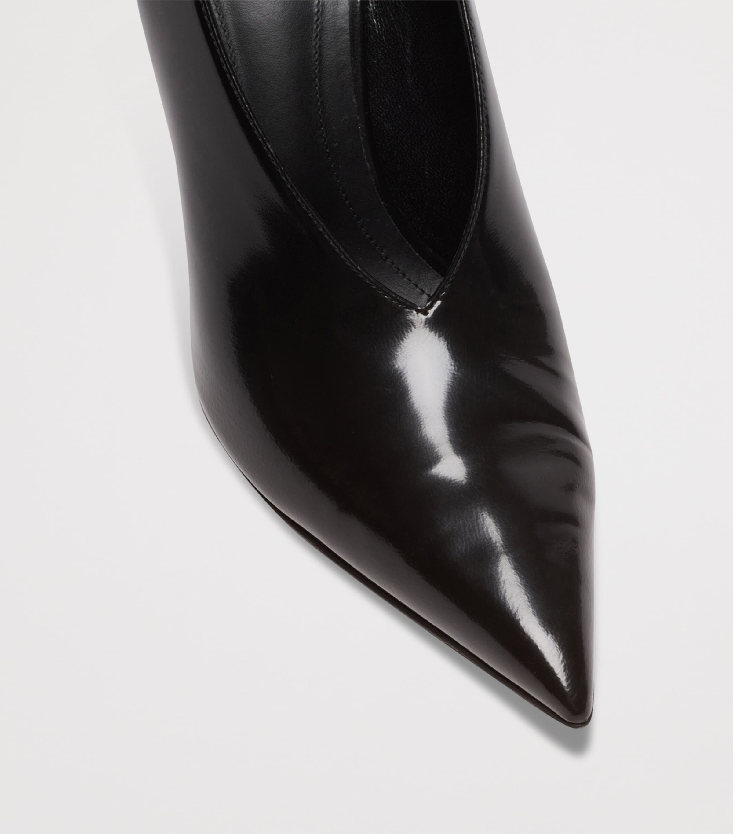 Patent Leather Wedged Pumps 95 0PA NOIR Image 8
