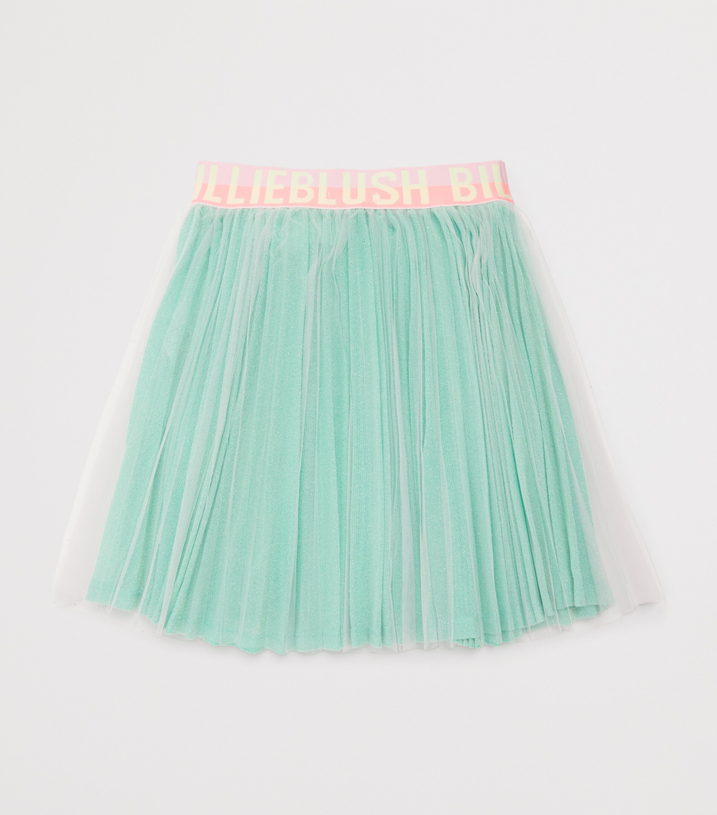 Tulle Pleated Skirt (2-12 Years) 68MDISCORD GREEN Image 2