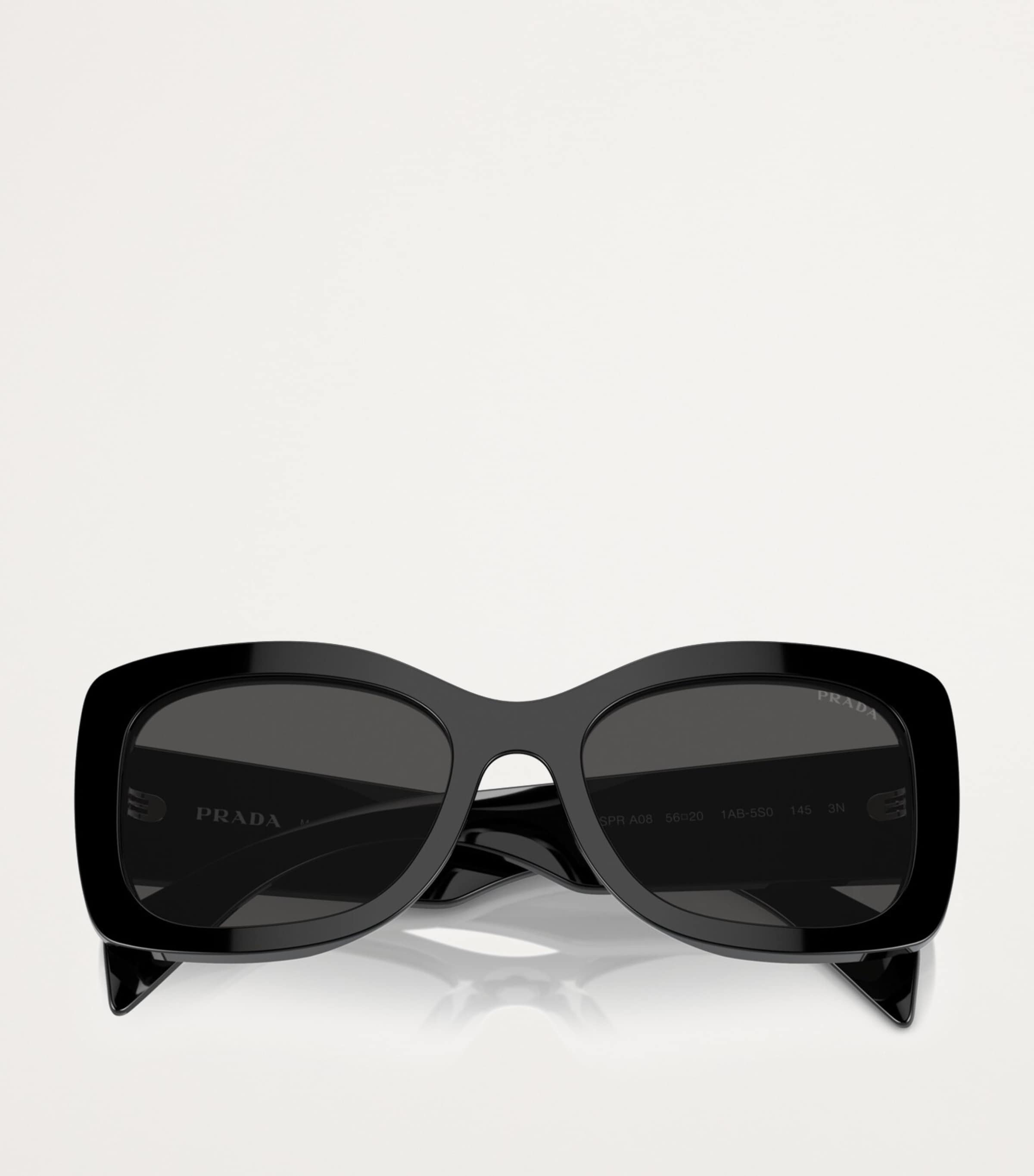 Acetate Geometric Sunglasses 1AB5S0 Image 5