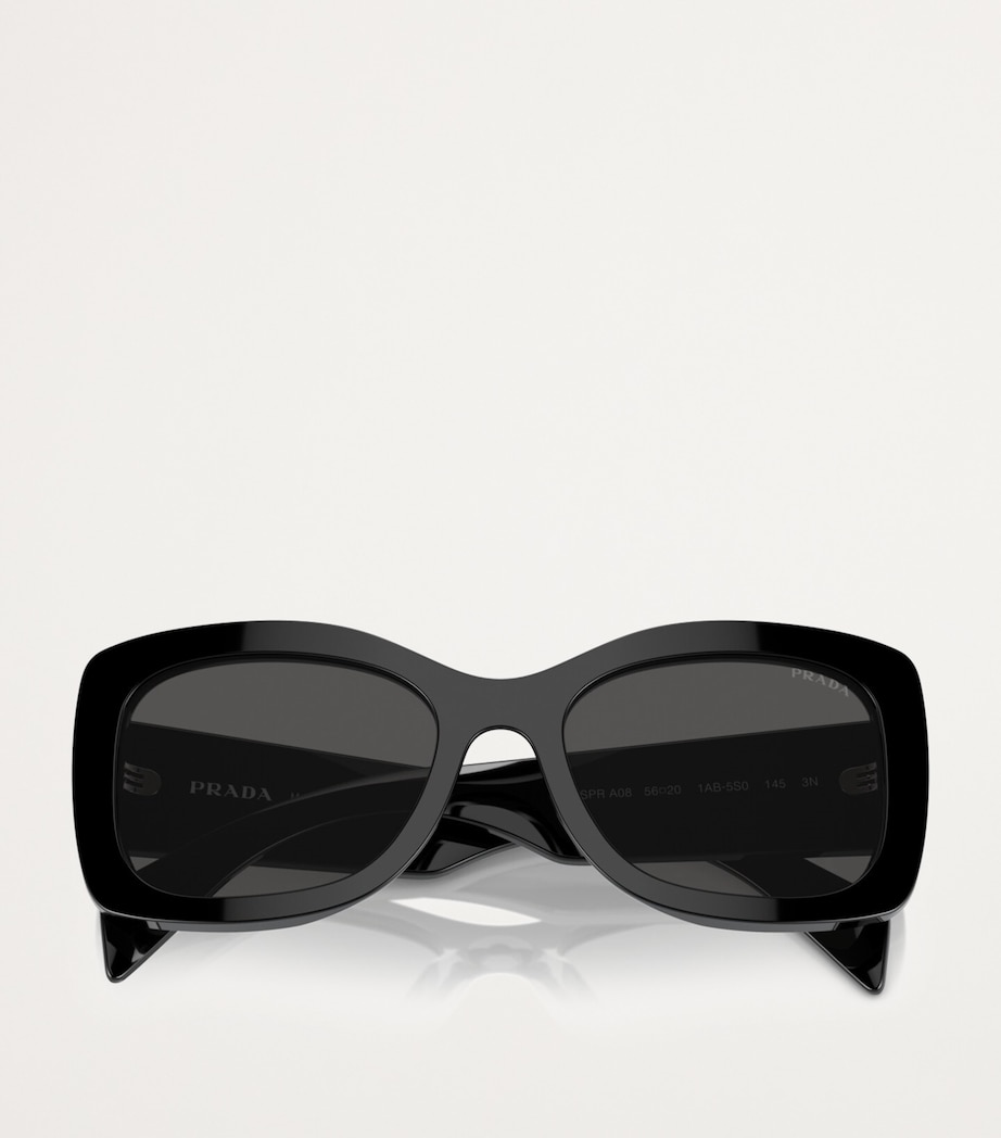 Acetate Geometric Sunglasses 1AB5S0 Image 5