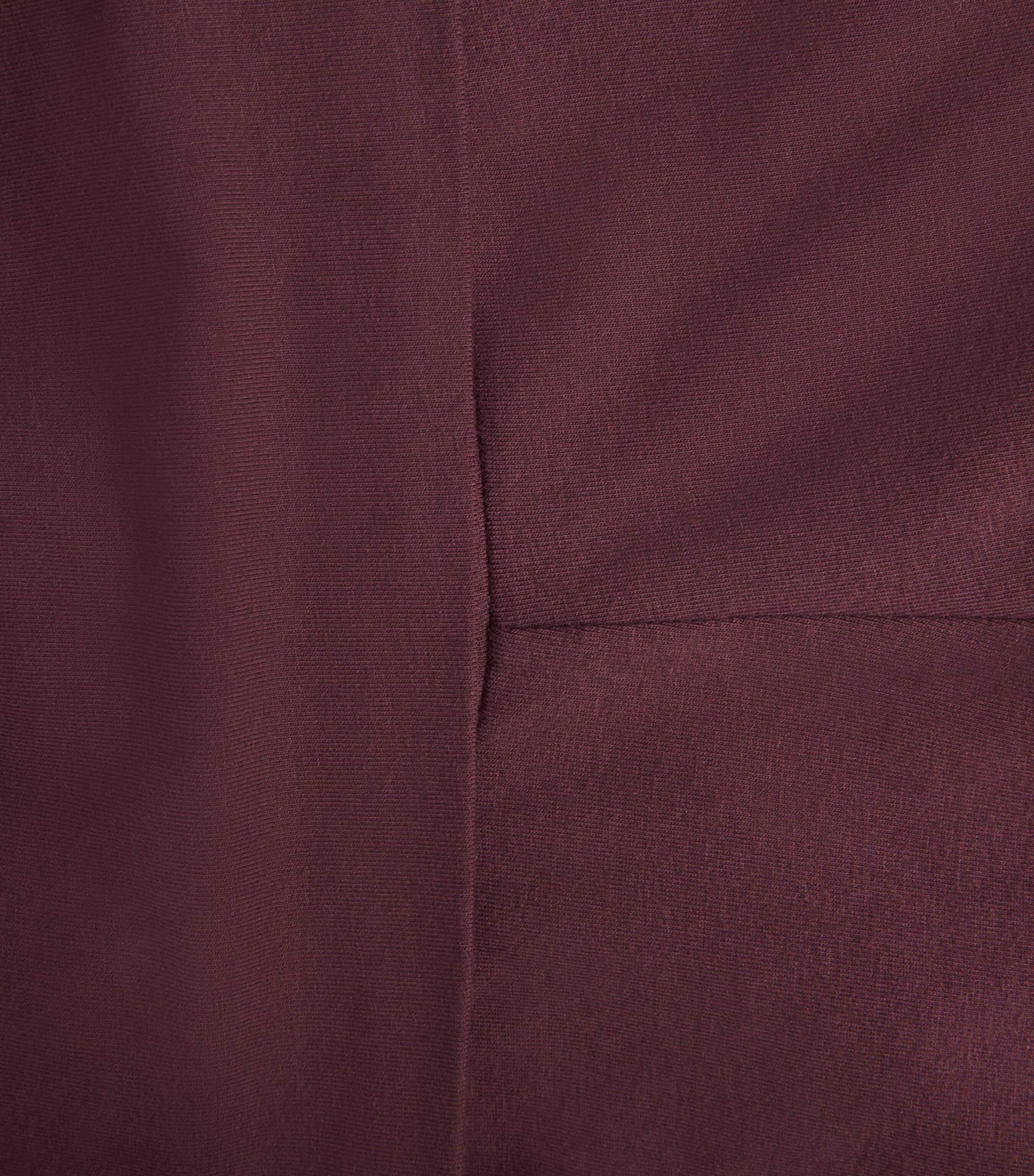 Skims Womens Cotton Jersey Foldover Trousers Currant Image 6