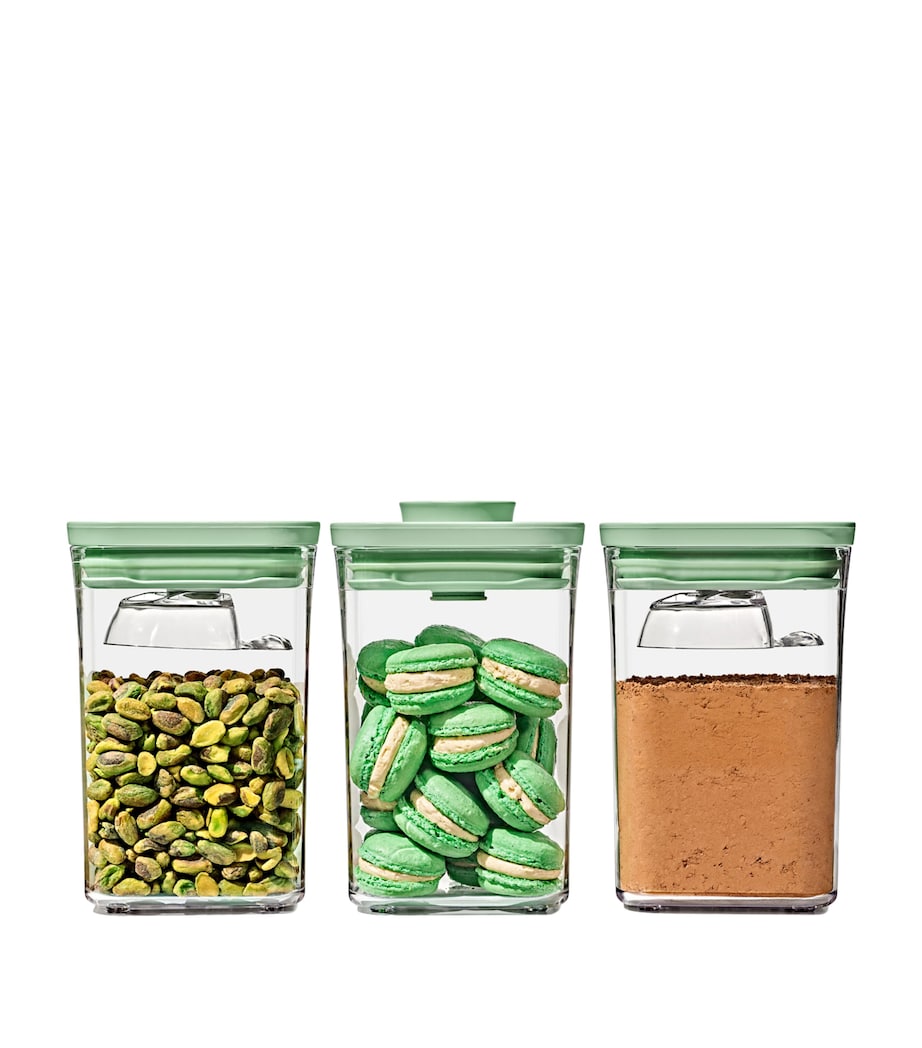 Set of 3 POP Containers GREEN Image 2