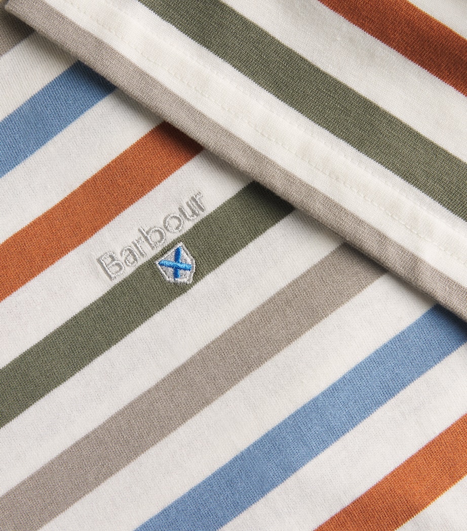 Cotton Rokeby Stripe T-Shirt WHISPER WHITE Image 5