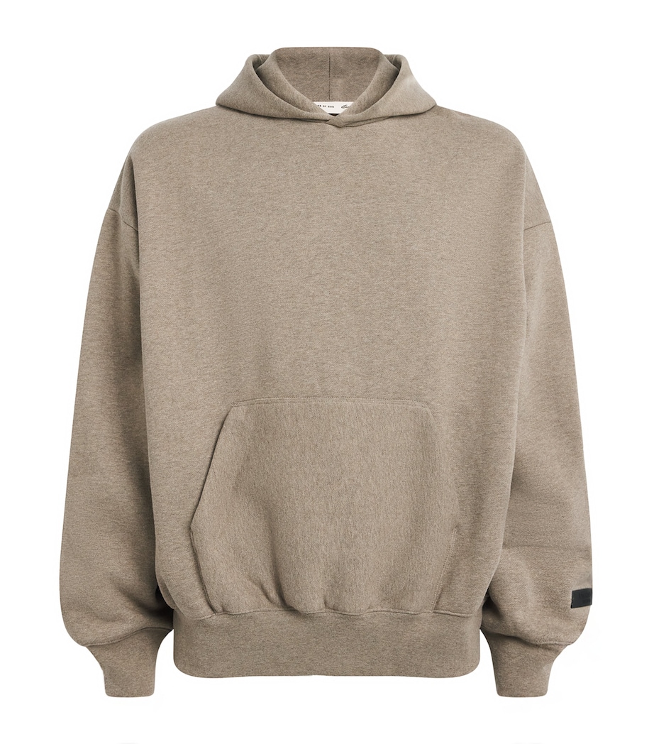FEAR OF GOD ESSENTIALS Mens Classic Fit Hoodie Homestead Heather Image 1