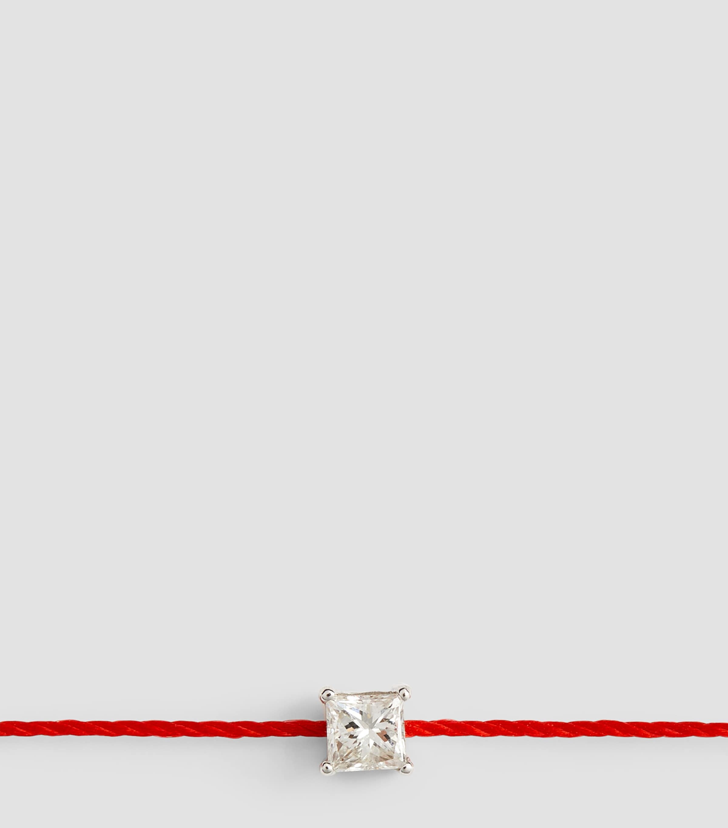 Redline White Gold and Diamond Princesse Bracelet Red Image 3