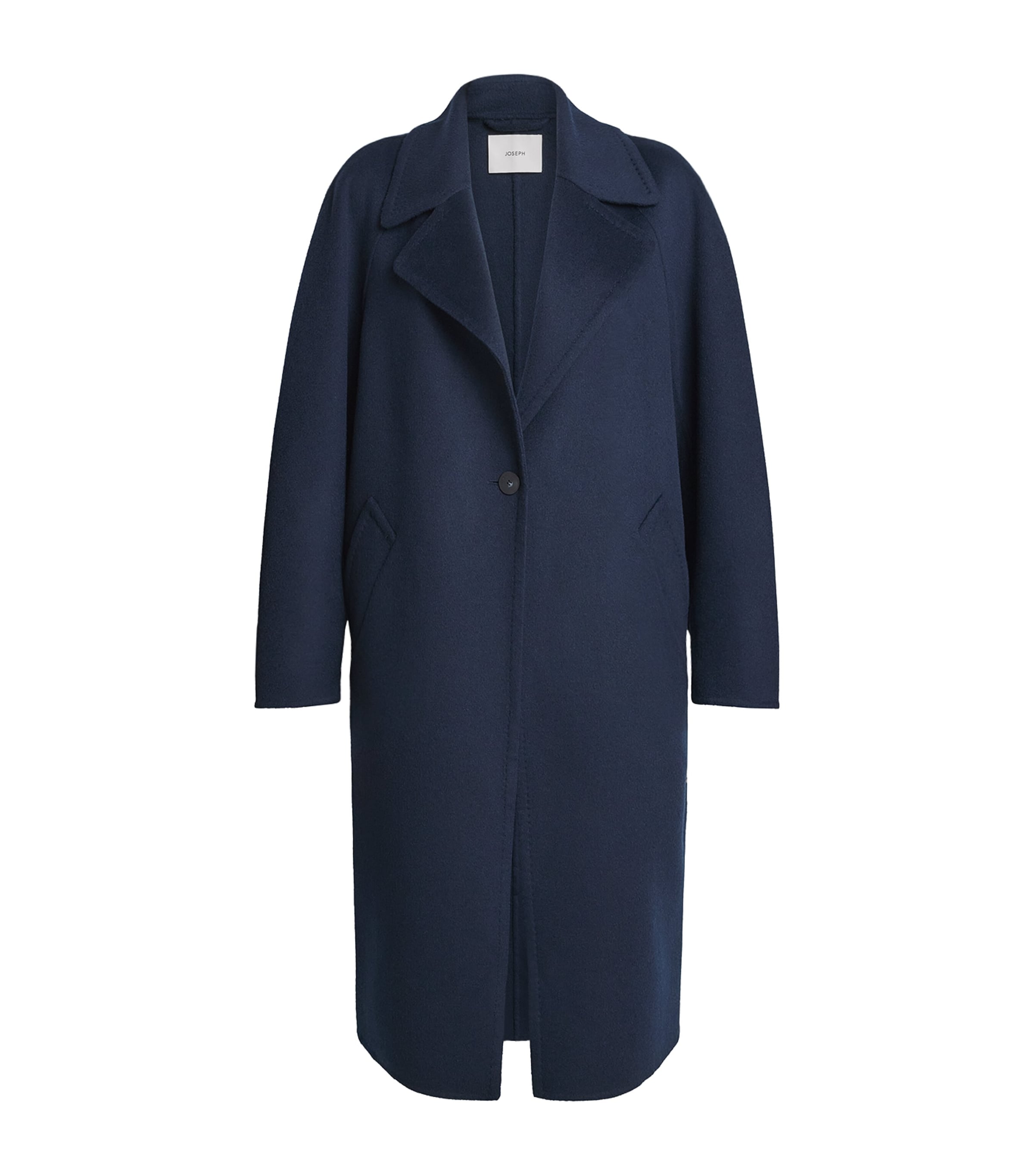 Double-Faced Cashmere Coat INDIGO Image 1