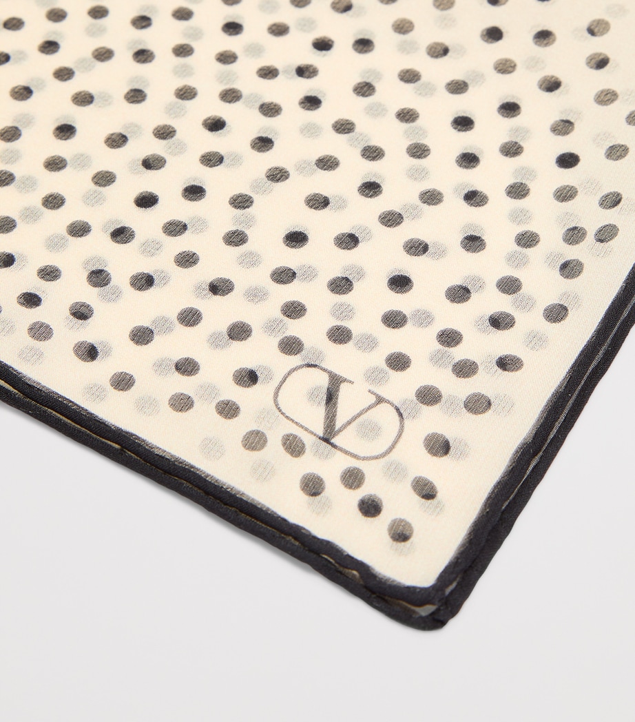 Silk Polka-Dot Pocket Square 108 Image 4