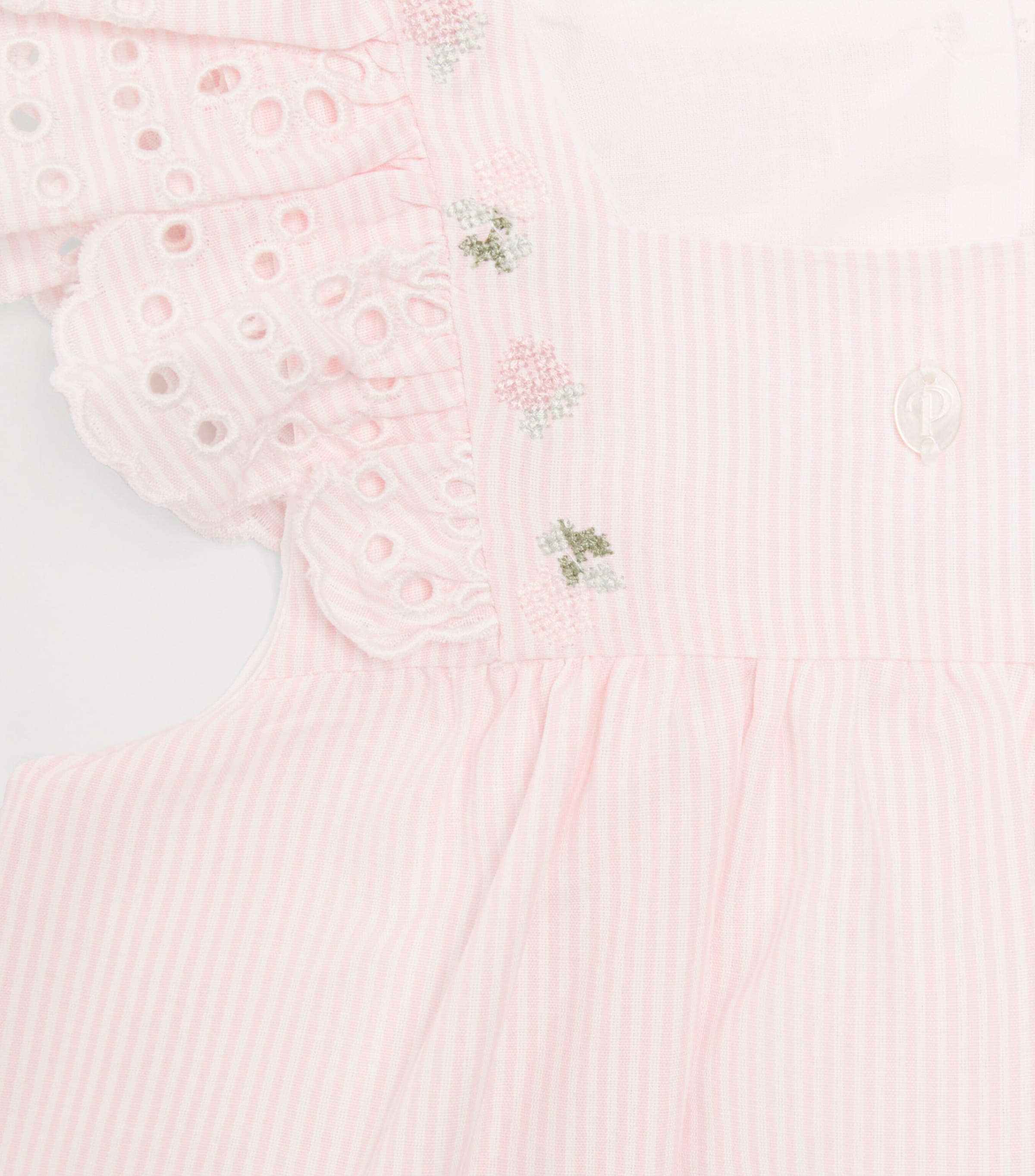 Cotton-Blend Liberty Top and Shorts Set (6 Months-4 Years) PINK STRIPES Image 4