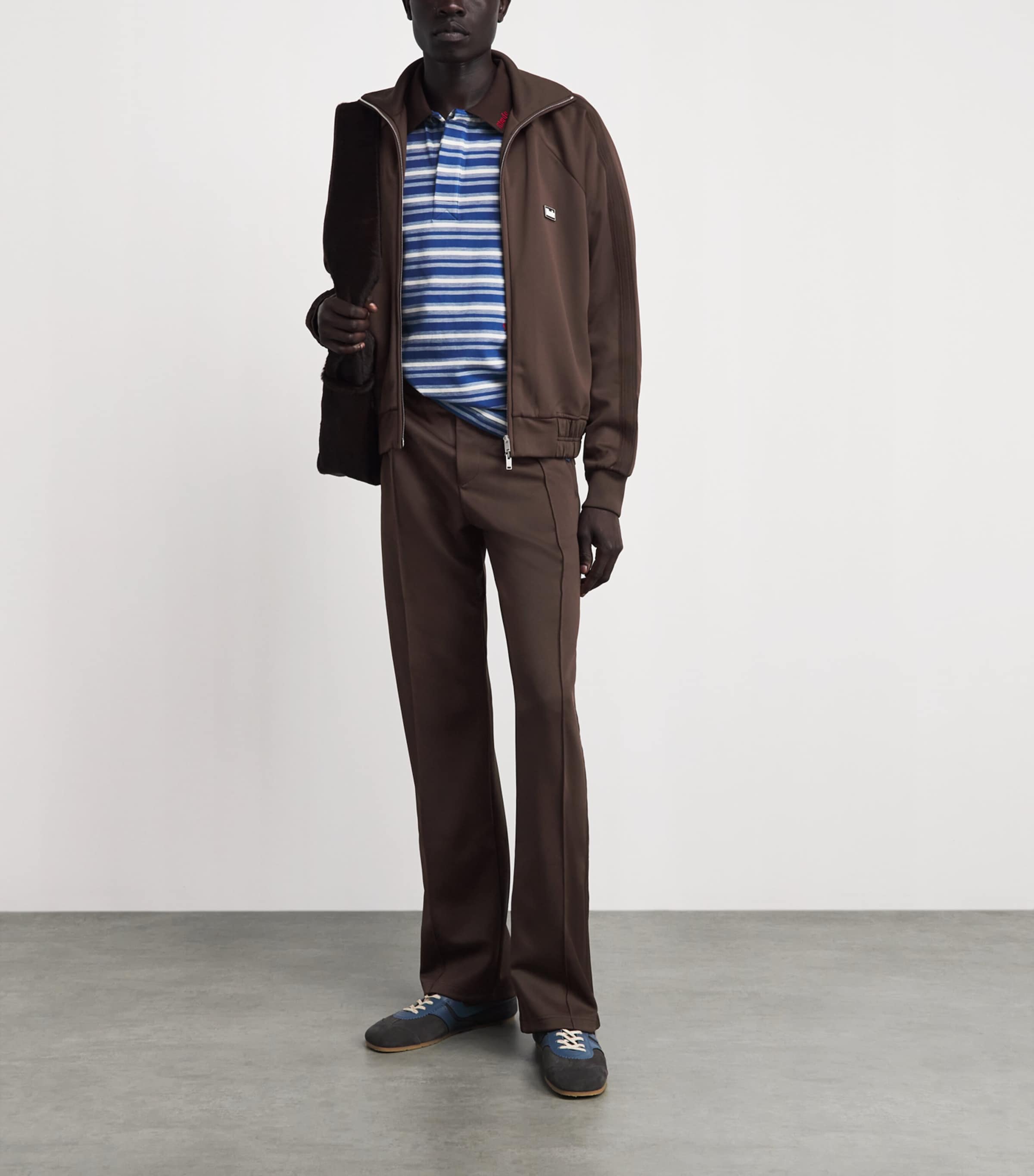 Rhude Mens Cotton-Blend Trofeo Track Pants Image 2