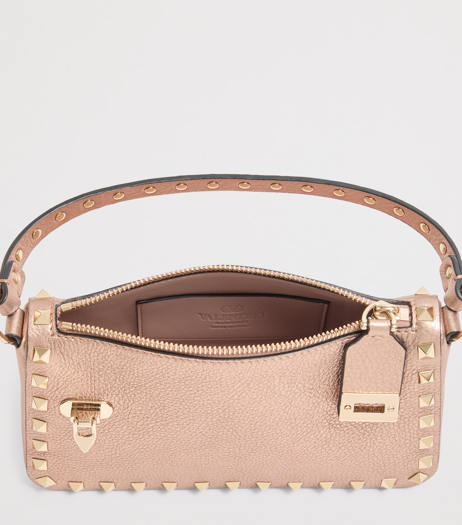 Small Leather Rockstud Shoulder Bag GF9 Image 5