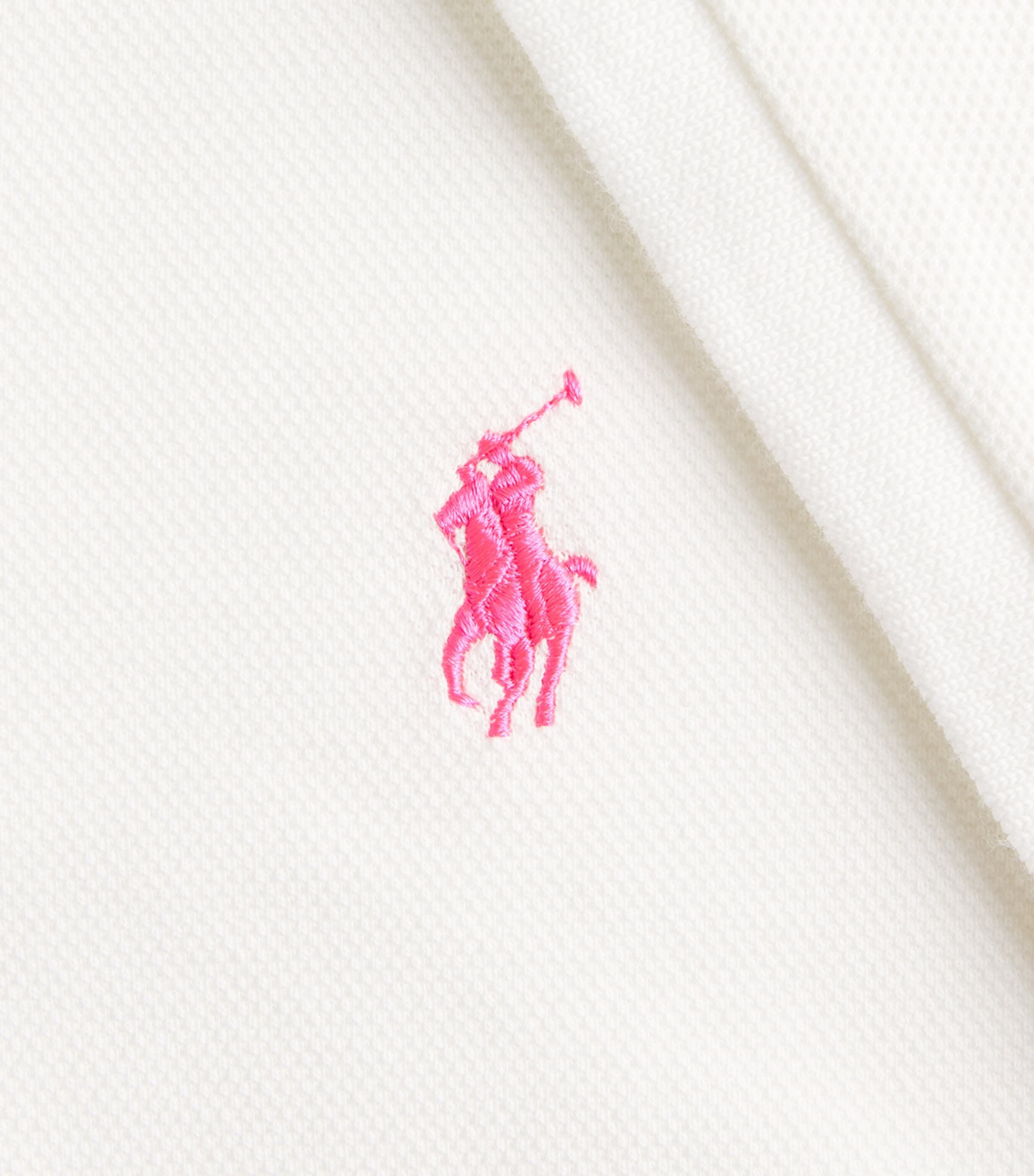 Polo Ralph Lauren Womens Stretch-Cotton Julie Polo Shirt White Image 6