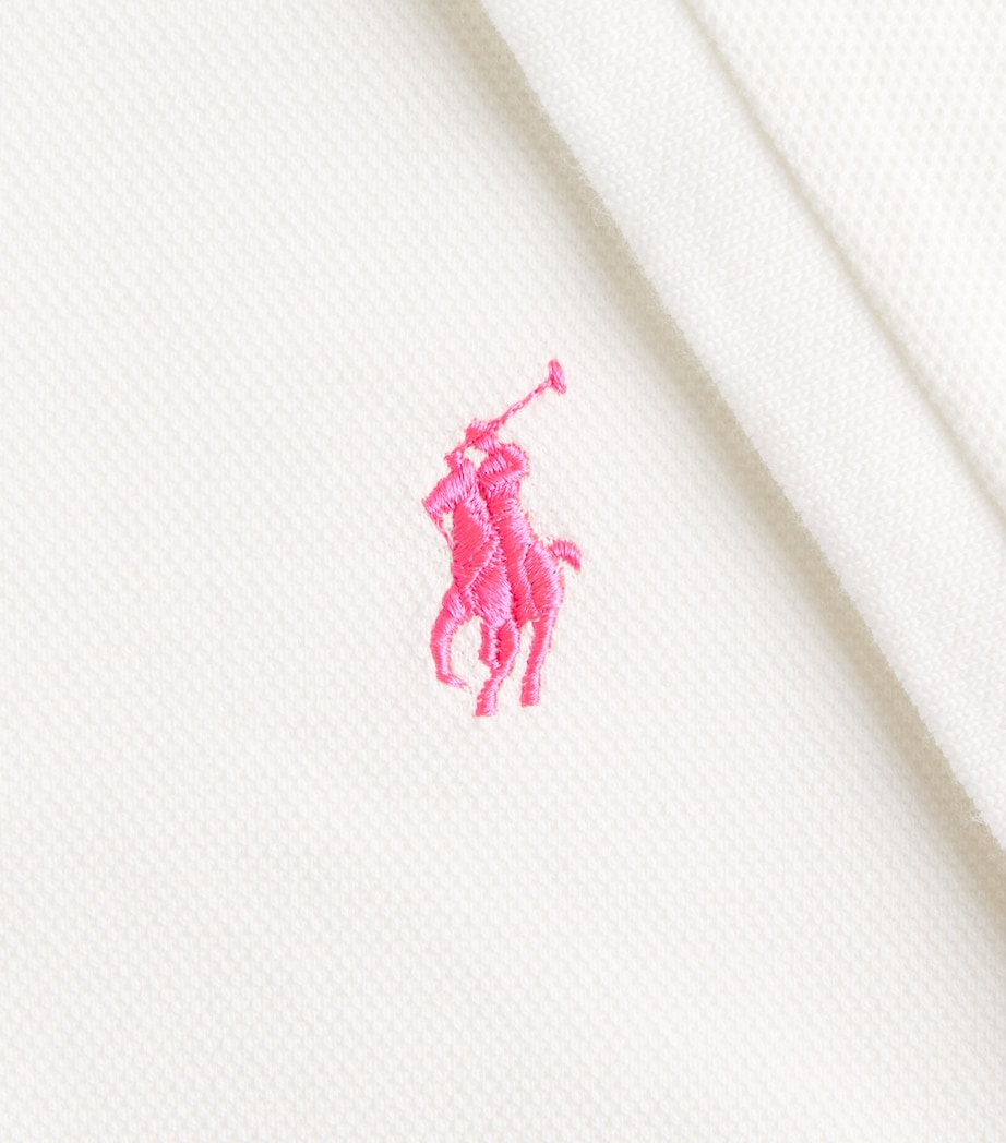 Polo Ralph Lauren Womens Stretch-Cotton Julie Polo Shirt White Image 6