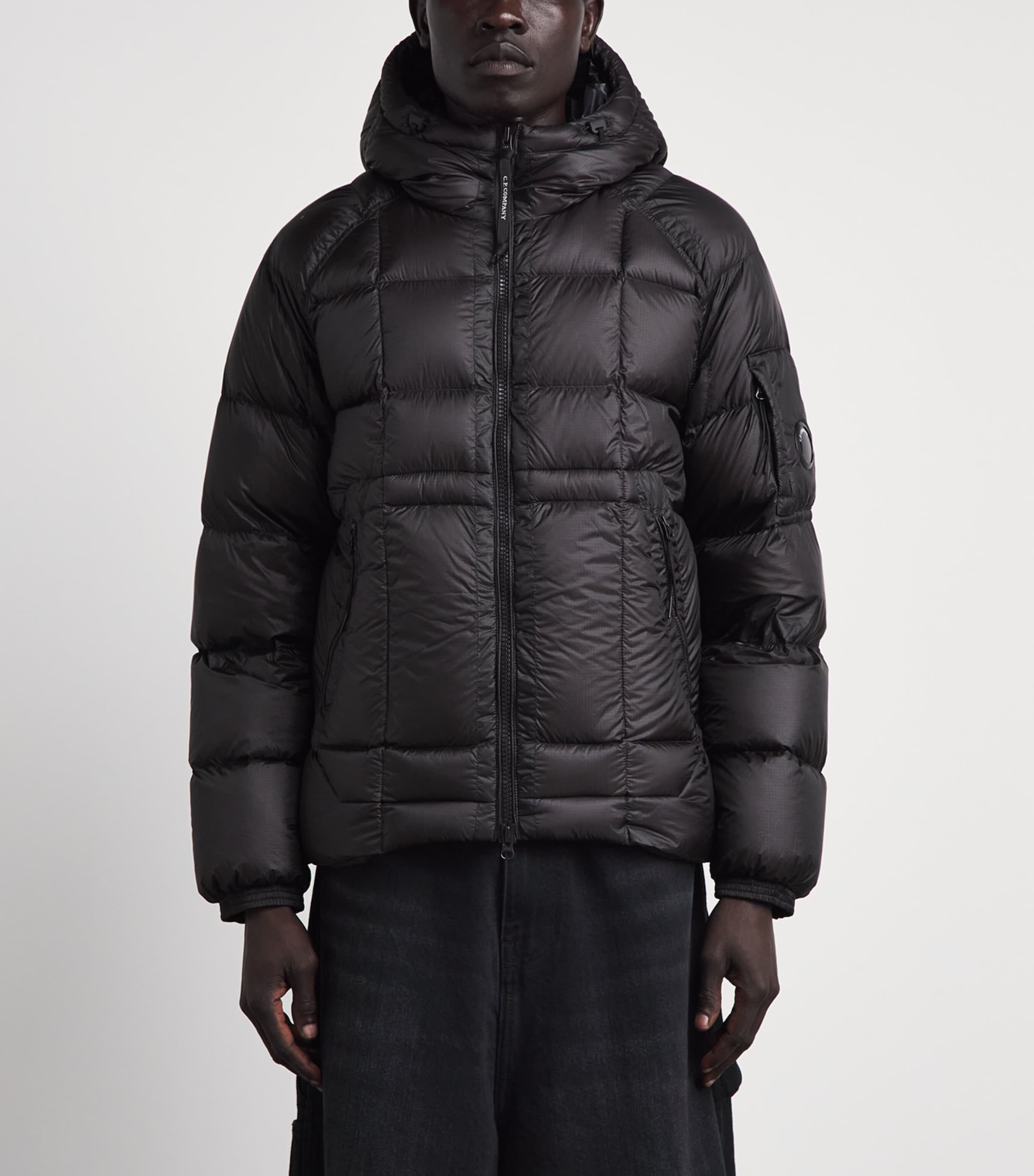 C.P. Company Mens Hooded Puffer Jacket Image 4