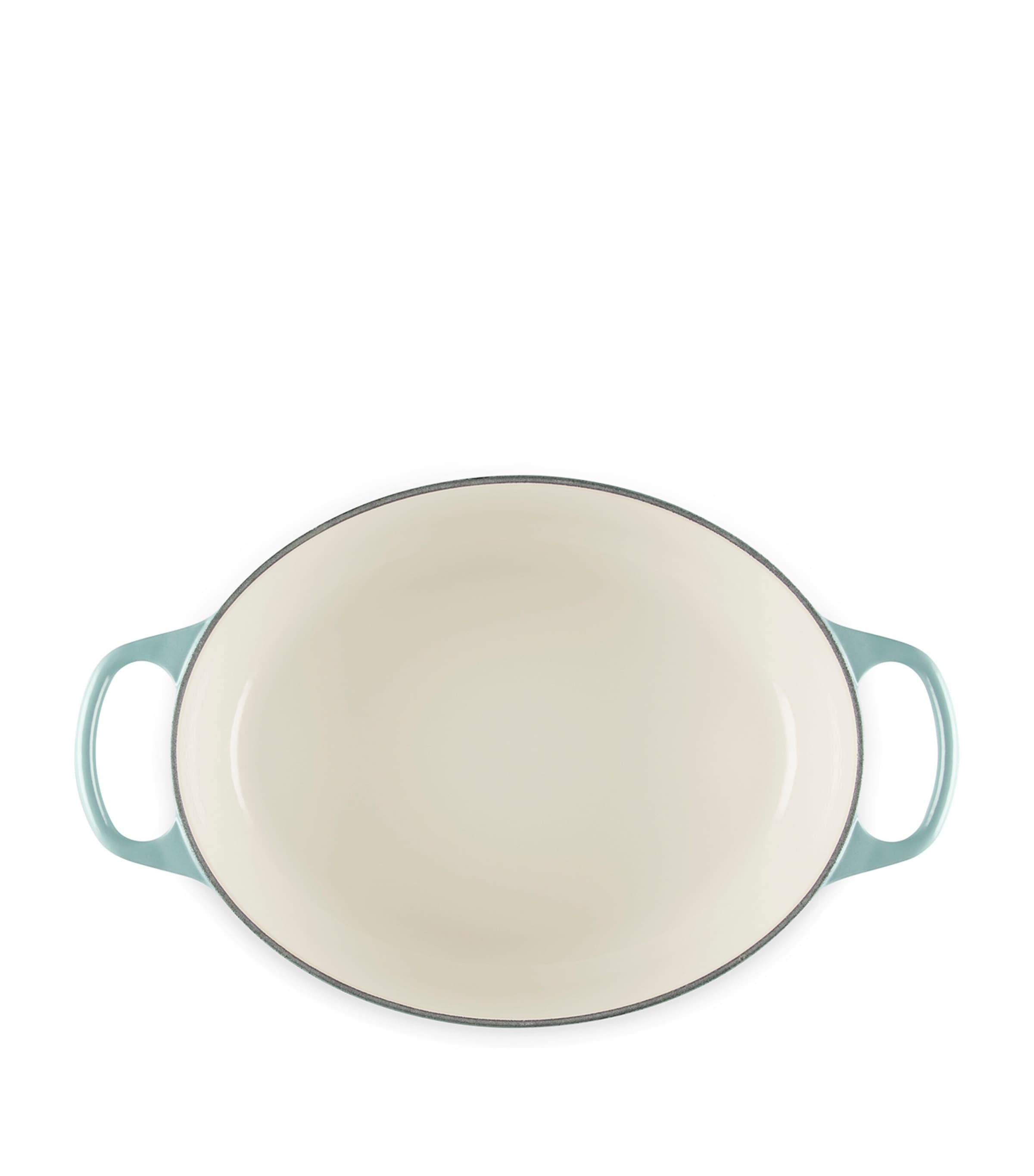 Cast Iron Oval Casserole Dish (29cm) SEA SALT Image 4