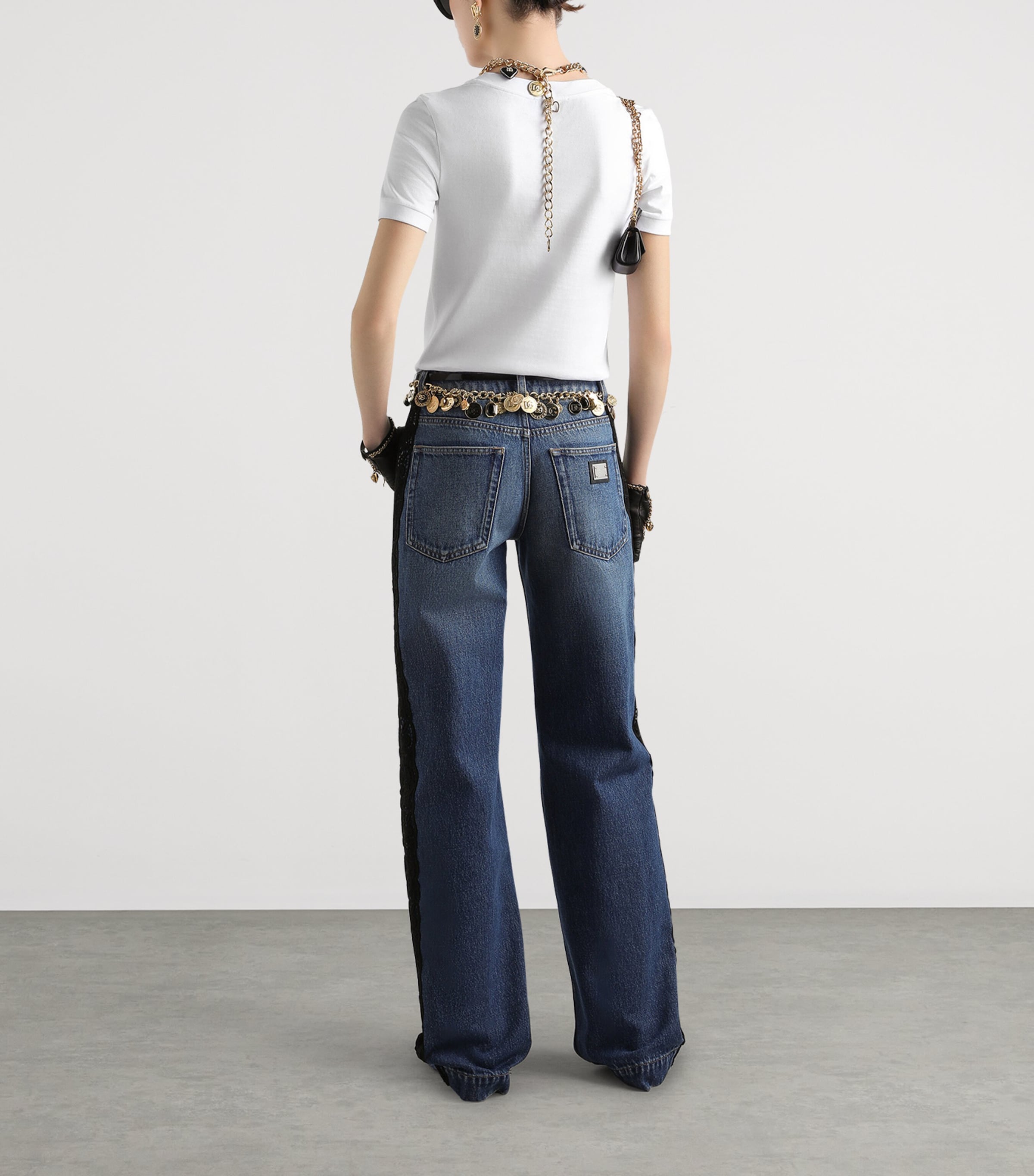 Cotton Embellished T-Shirt W0800-OPTICAL WHITE Image 3