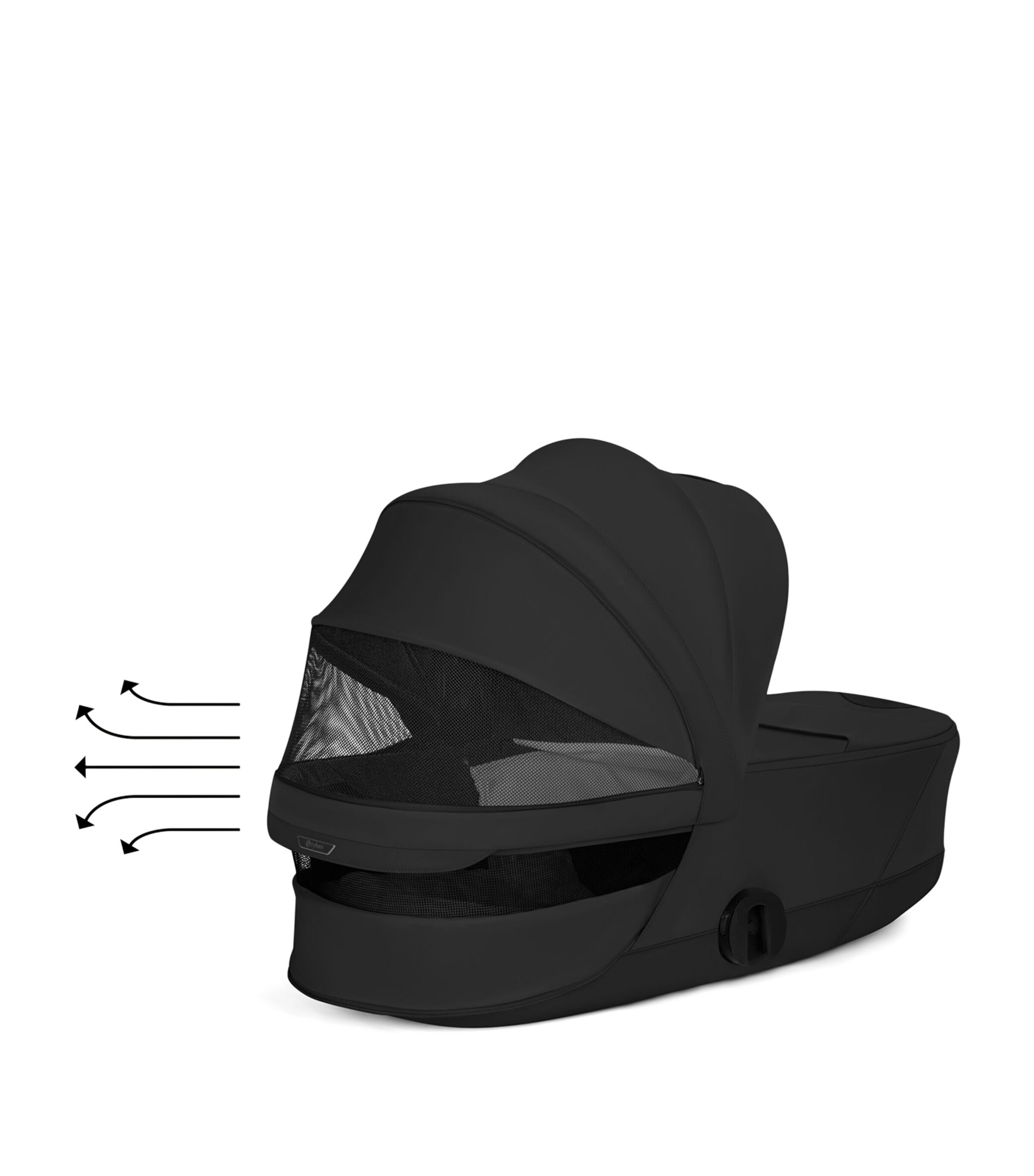 Cybex MIOS Fold Lux Carrycot Style Collection Sepia Black Image 9